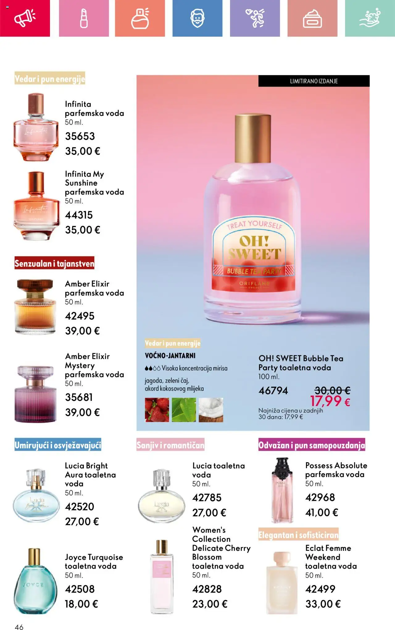 Oriflame katalog | vrijedi od 03.08.2025 | Stranica: 46 | Proizvodi: Voda