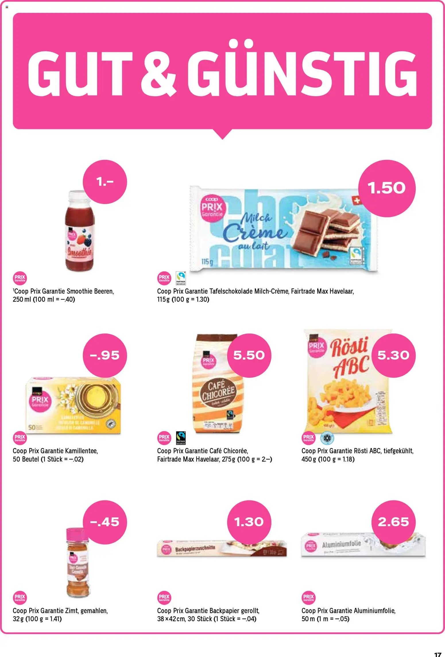 Coop - Black Friday – gültig ab 27.11.2025 | Seite: 17 | Produkte: Milch, Creme