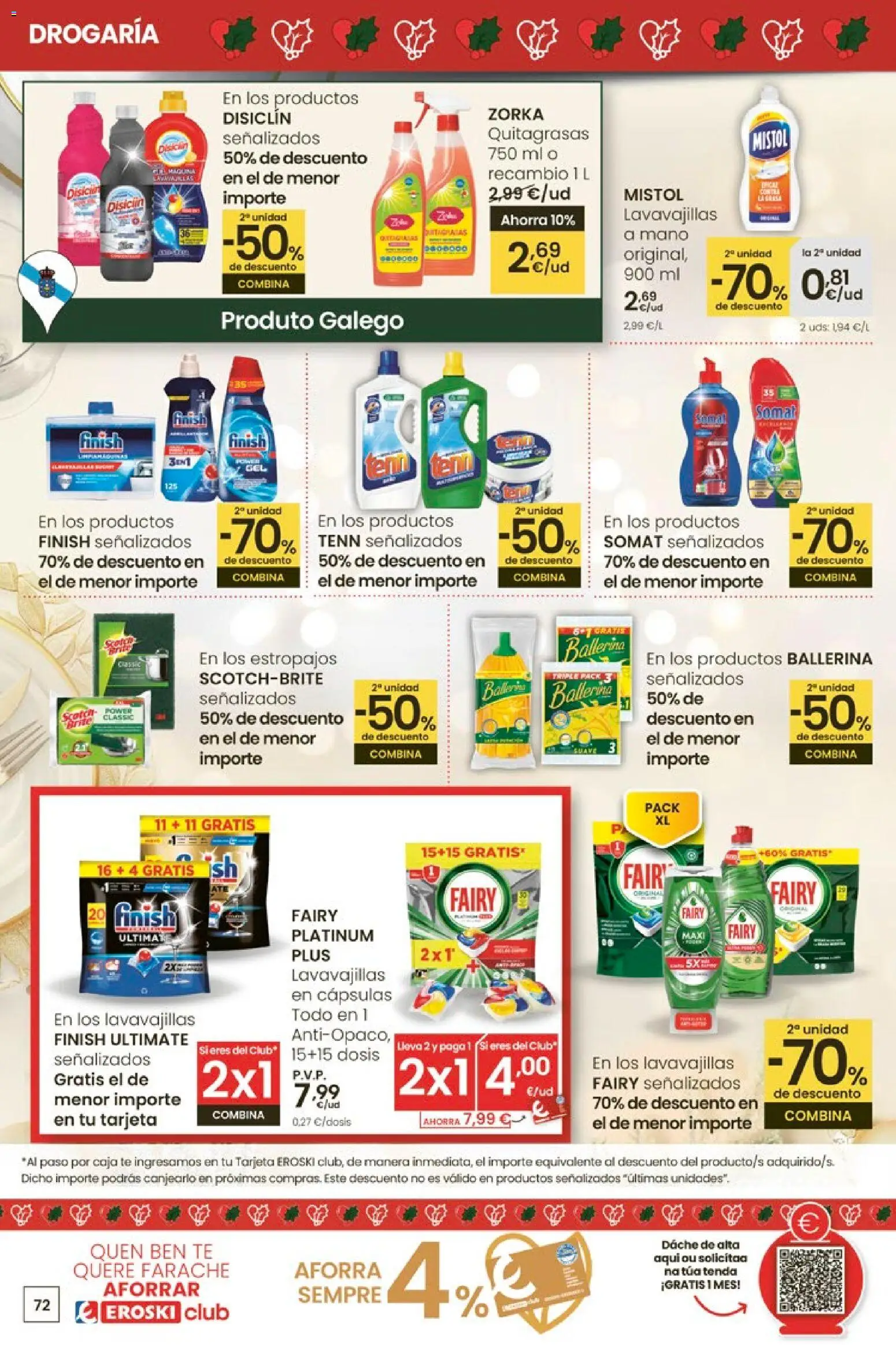 Eroski - Navidad  │ válido desde el 18.12.2025 | Página: 72 | Productos: Té, Lavavajillas, Caja