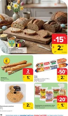 Carrefour folder week 14 - Voorbeeld van een folder van Carrefour, geldig van 01.04.2026 | Pagina: 14