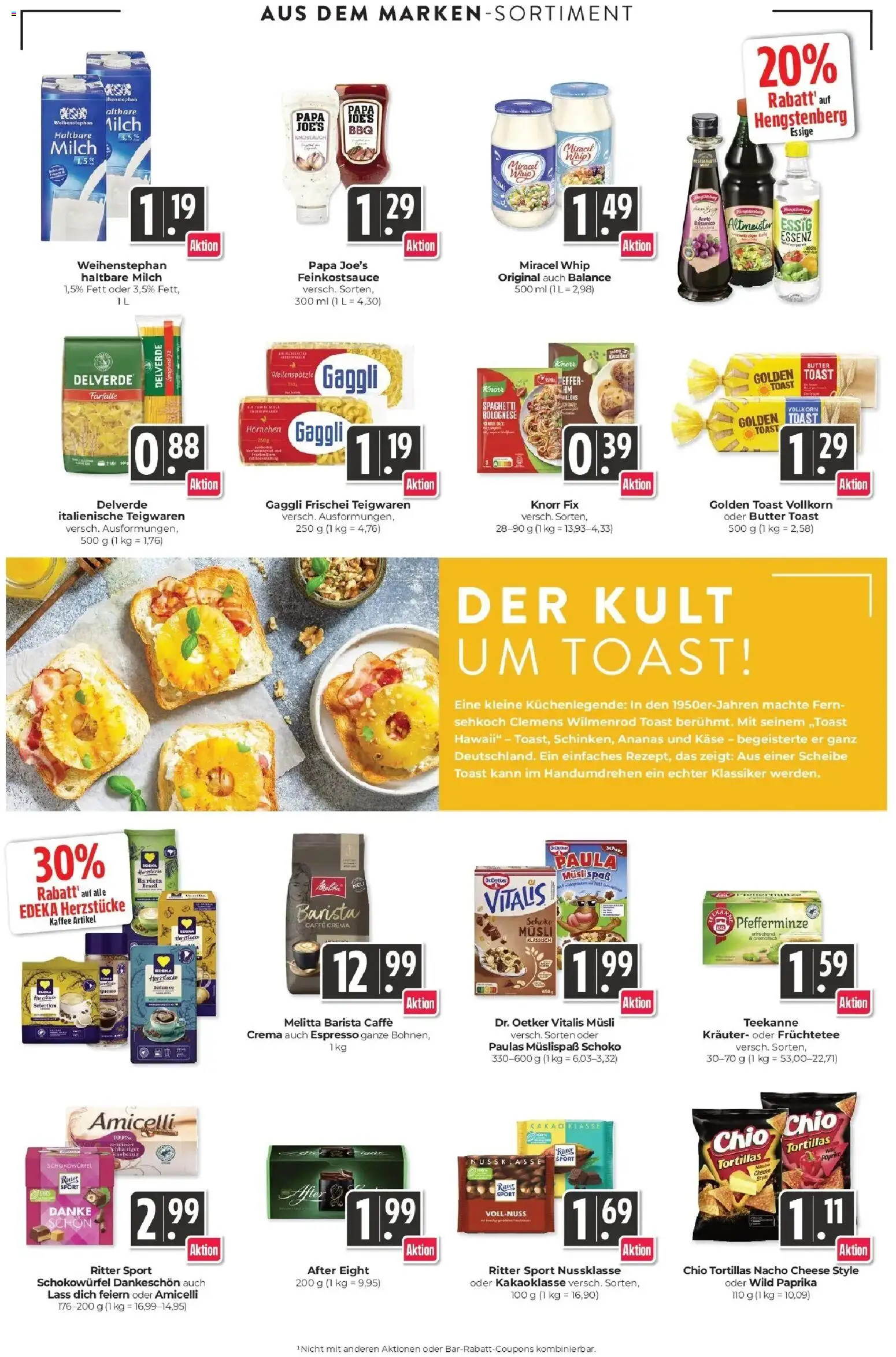 E center Prospekt Lörrach	 – gültig ab 16.03.2026 | Seite: 13 | Produkte: Melitta, Ritter sport, Miracel whip, Paprika