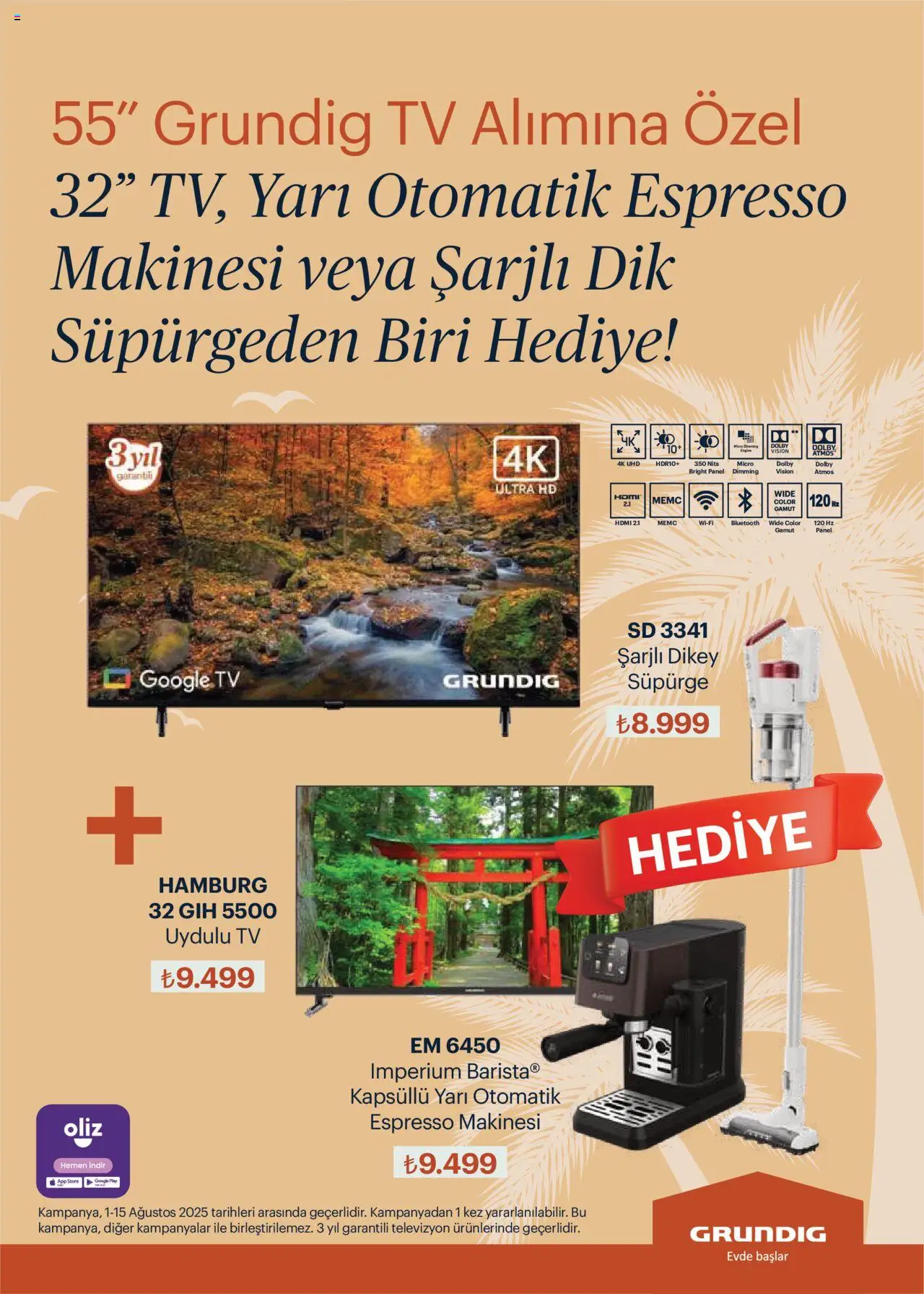 Arçelik Katalog - 16.09.2025 tarihinden itibaren geçerlidir | Sayfa: 84 | Ürünler: Espresso makinesi, TV, Televizyon