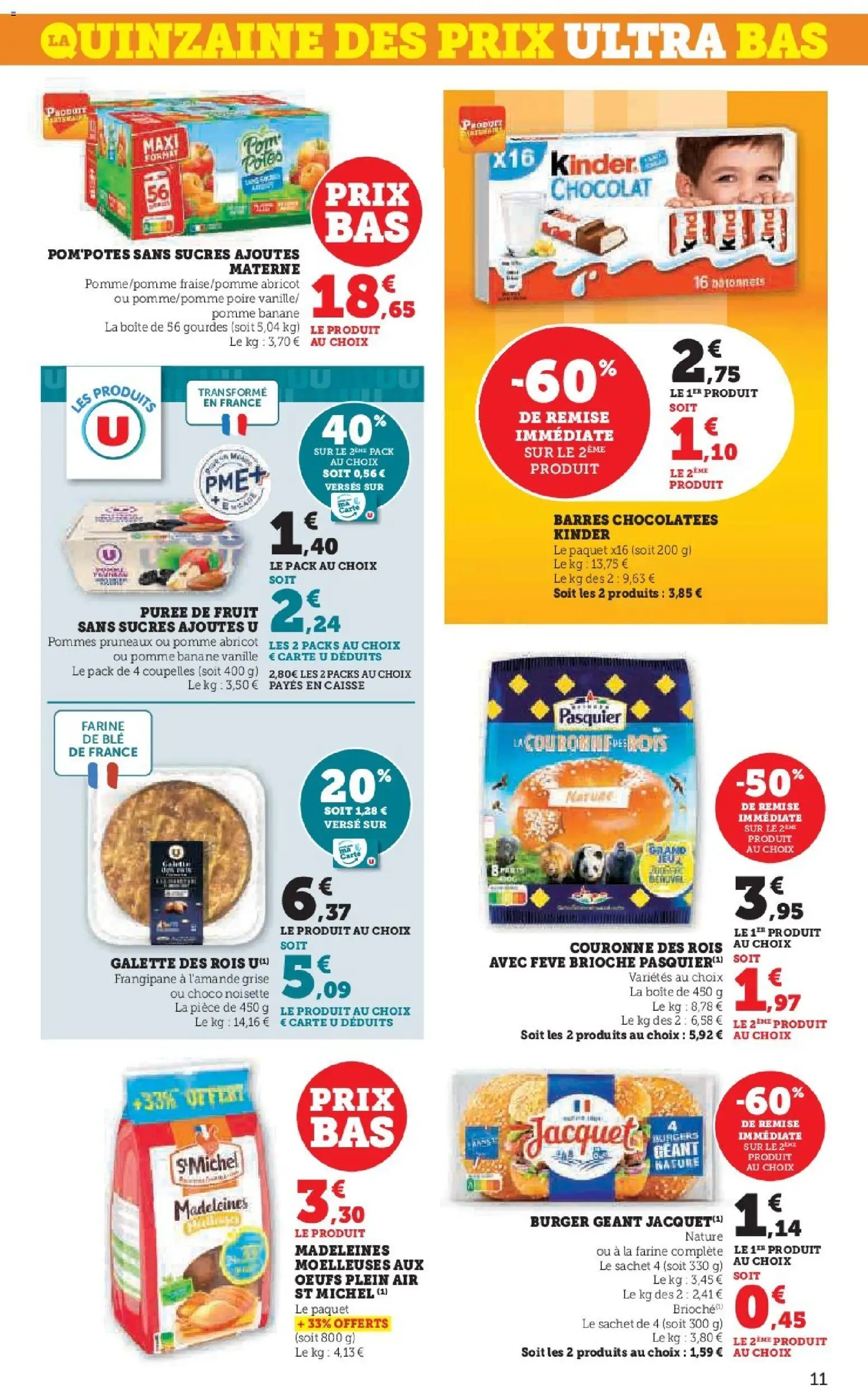 {H1} | Page: 11 | Produits: Abricot, Noisette, Poire, Œufs