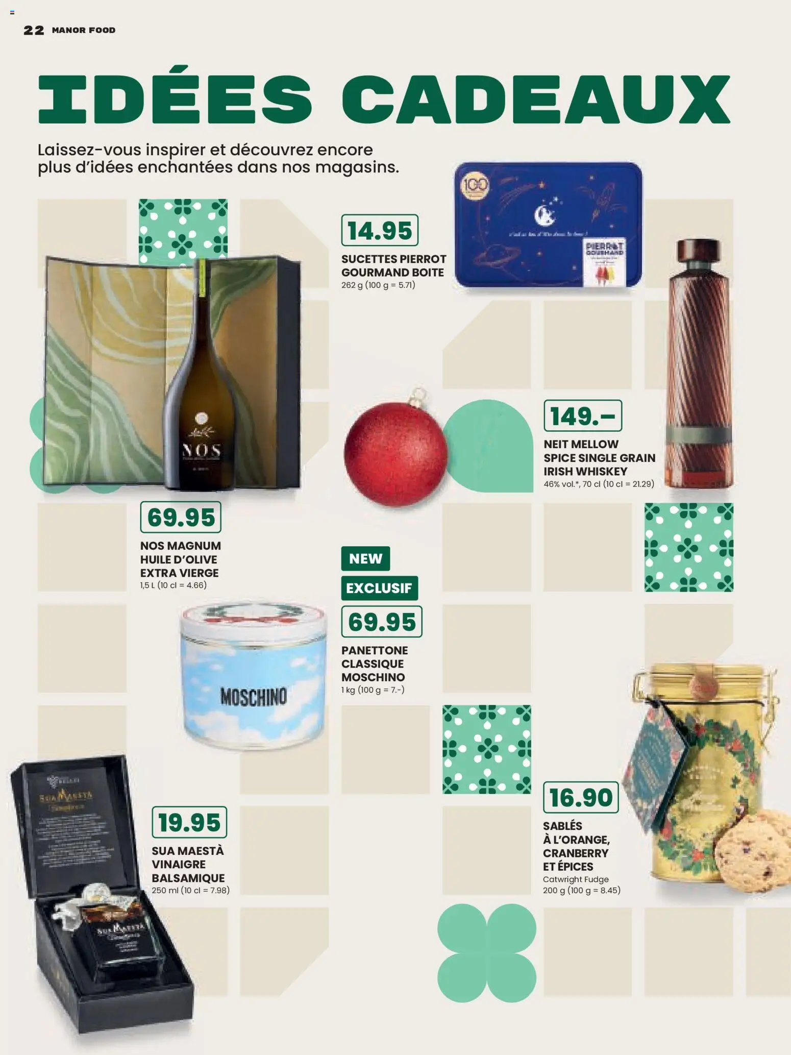 Manor Aktionen Le Noël des Grands Enfants – gültig ab 09.12.2025 | Seite: 22 | Produkte: En Kommode, Whiskey