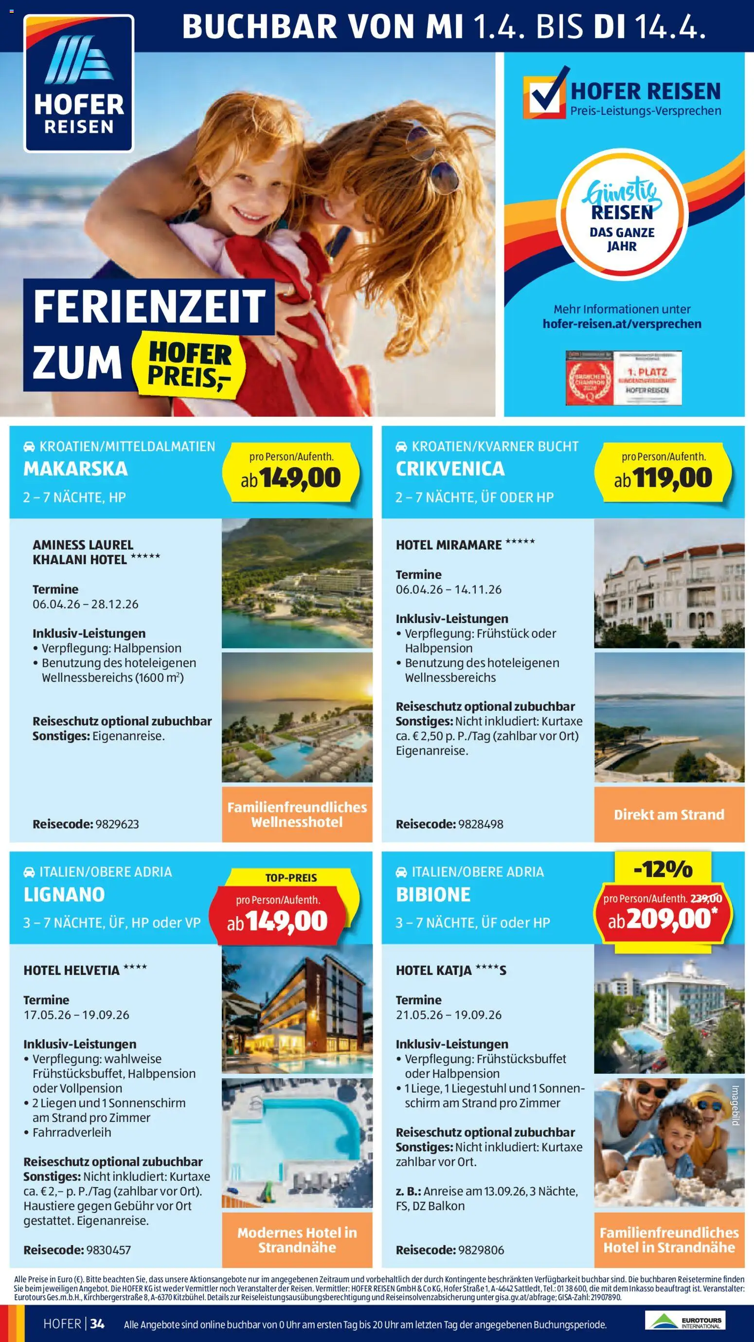 Hofer Flugblatt gültig ab 01.04.2026 | Seite: 38