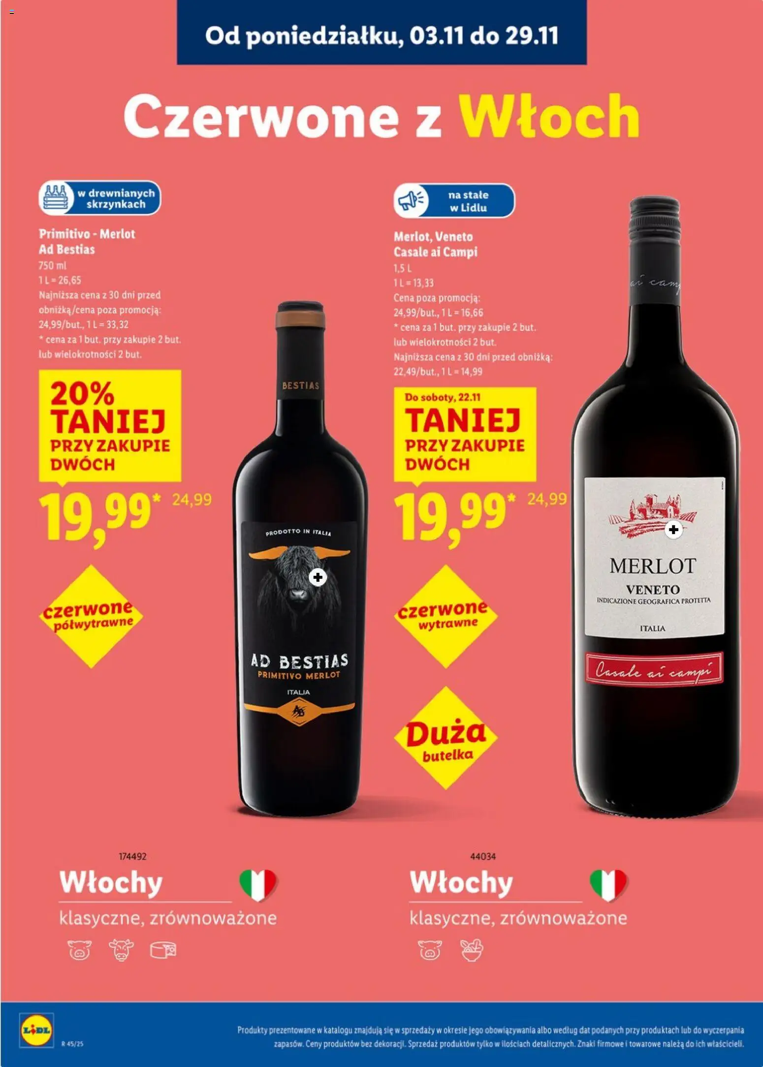 Lidl Katalog karta win od 03.11.2025 | Strona: 11 | Produkty: Merlot