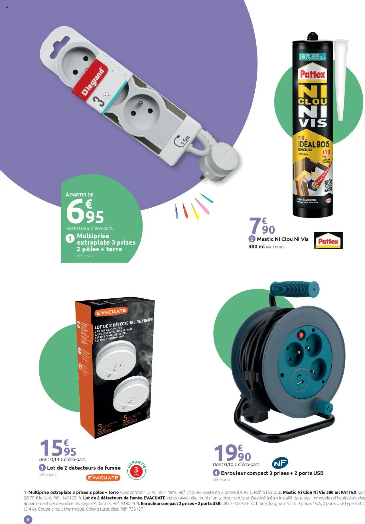  | Page: 6 | Produits: Câble, USB, Prises