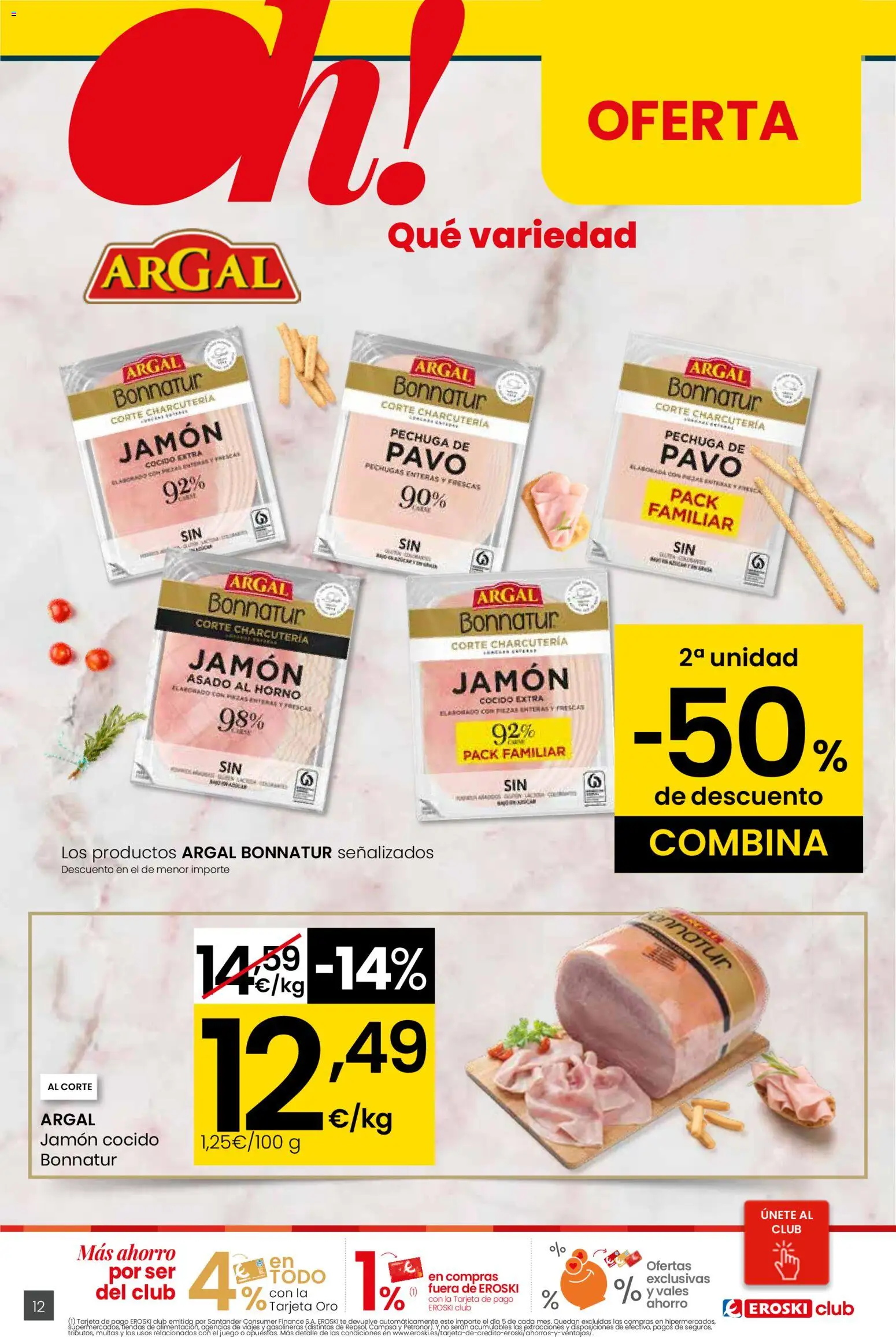 Eroski - Siempre a buen precio │ válido desde el 29.01.2026 | Página: 12 | Productos: Jamón, Jamón cocido, Horno