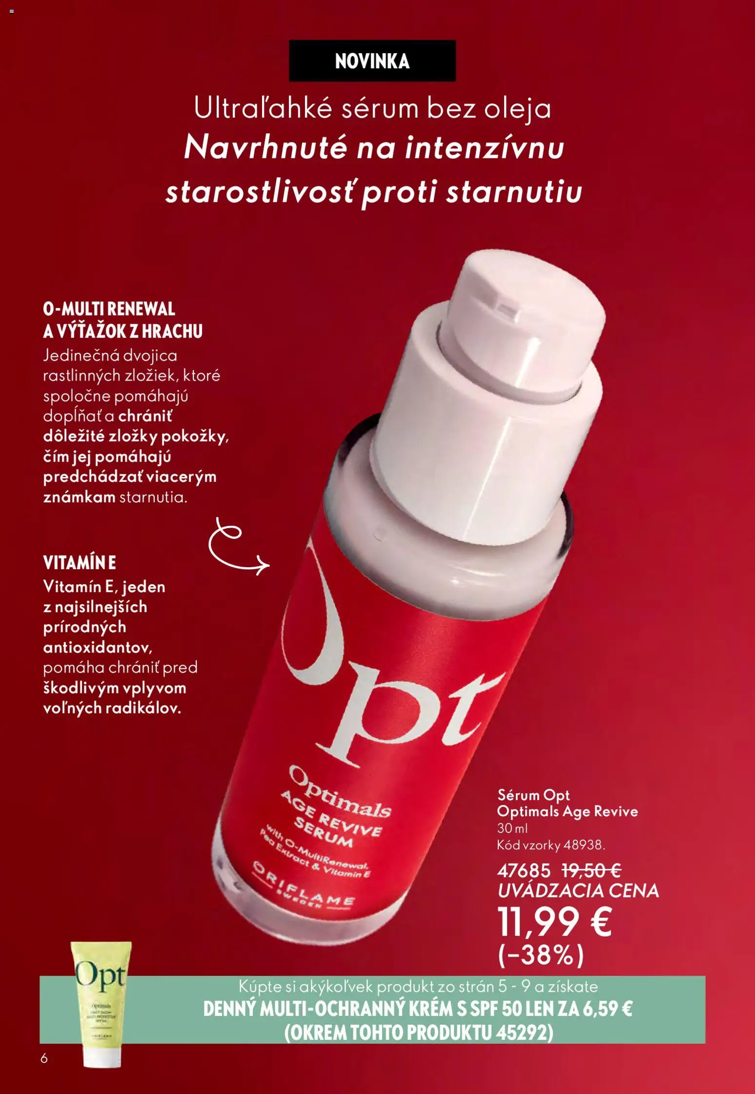 Nové Oriflame akcie – leták je platný od 04.03.2026 | Strana: 6 | Produkty: Krém