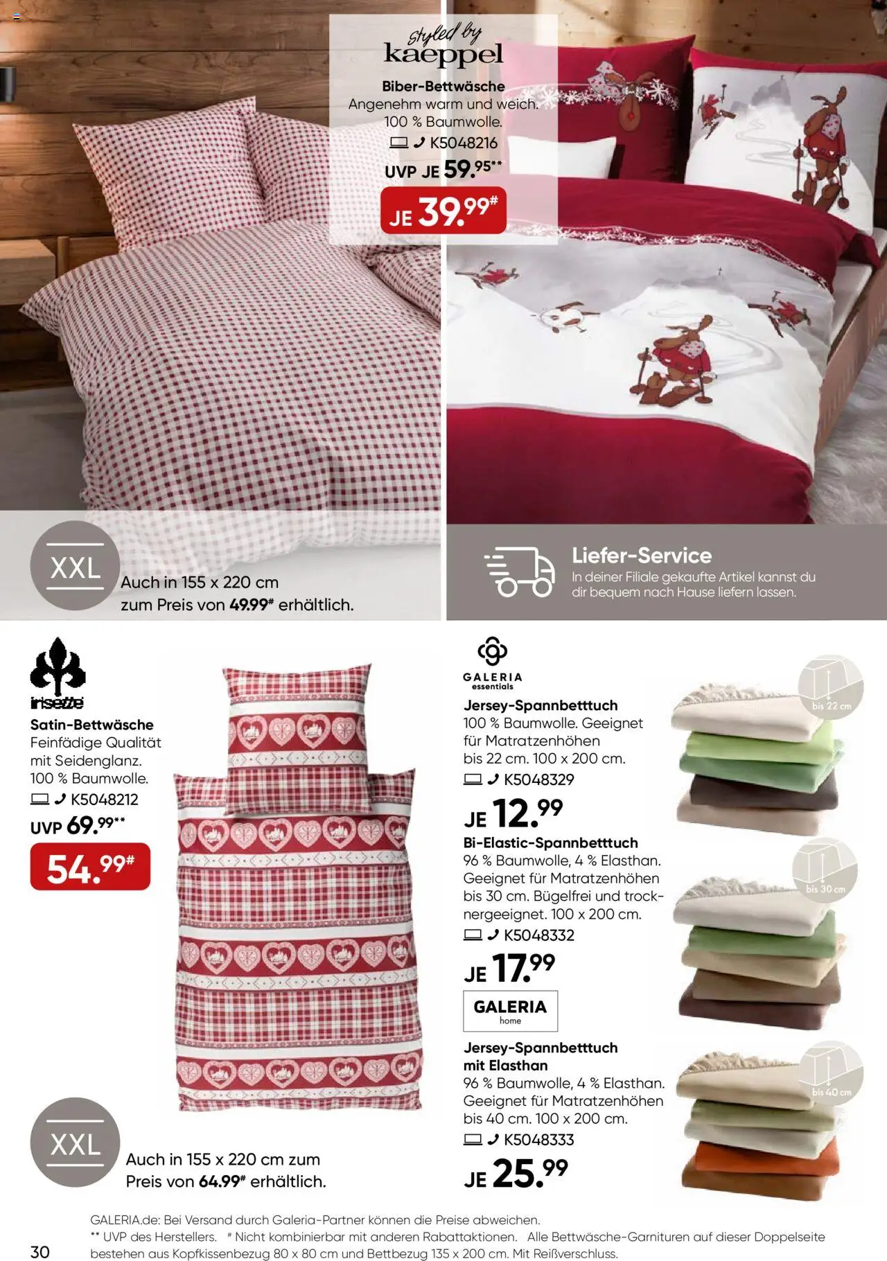Galeria Karstadt Kaufhof Prospekt 	 - gültig ab dem 27.08.2025 | Seite: 30