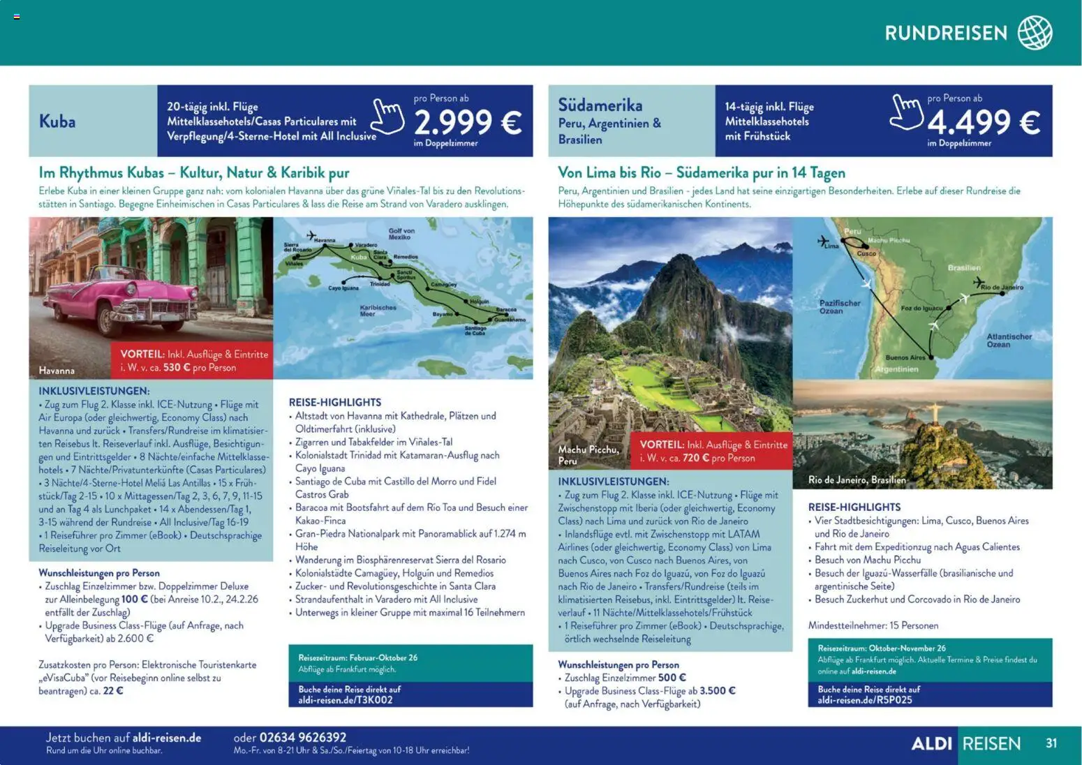 Aldi Reisen Unsere Traumreisen – gültig ab 01.01.2026 | Seite: 31