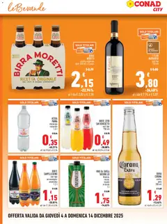 Anteprima del volantino ACQUA PANNA, minerale naturale 1,5 l valido a partire dal 04.12.2025 | Pagina: 12 | Prodotti: Acqua, Vino, Birra Moretti, Bibite