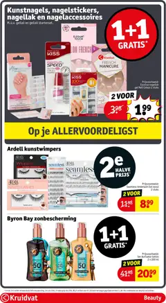 Essence nagellak gel Nail Colour 2 stuks, Essence nagellak gel Nail Colour in a pack of 2. - Voorbeeld van een folder van Kruidvat, geldig van 31.03.2026 | Pagina: 8 | Producten: Kan, Stickers, Gel, Nagellak