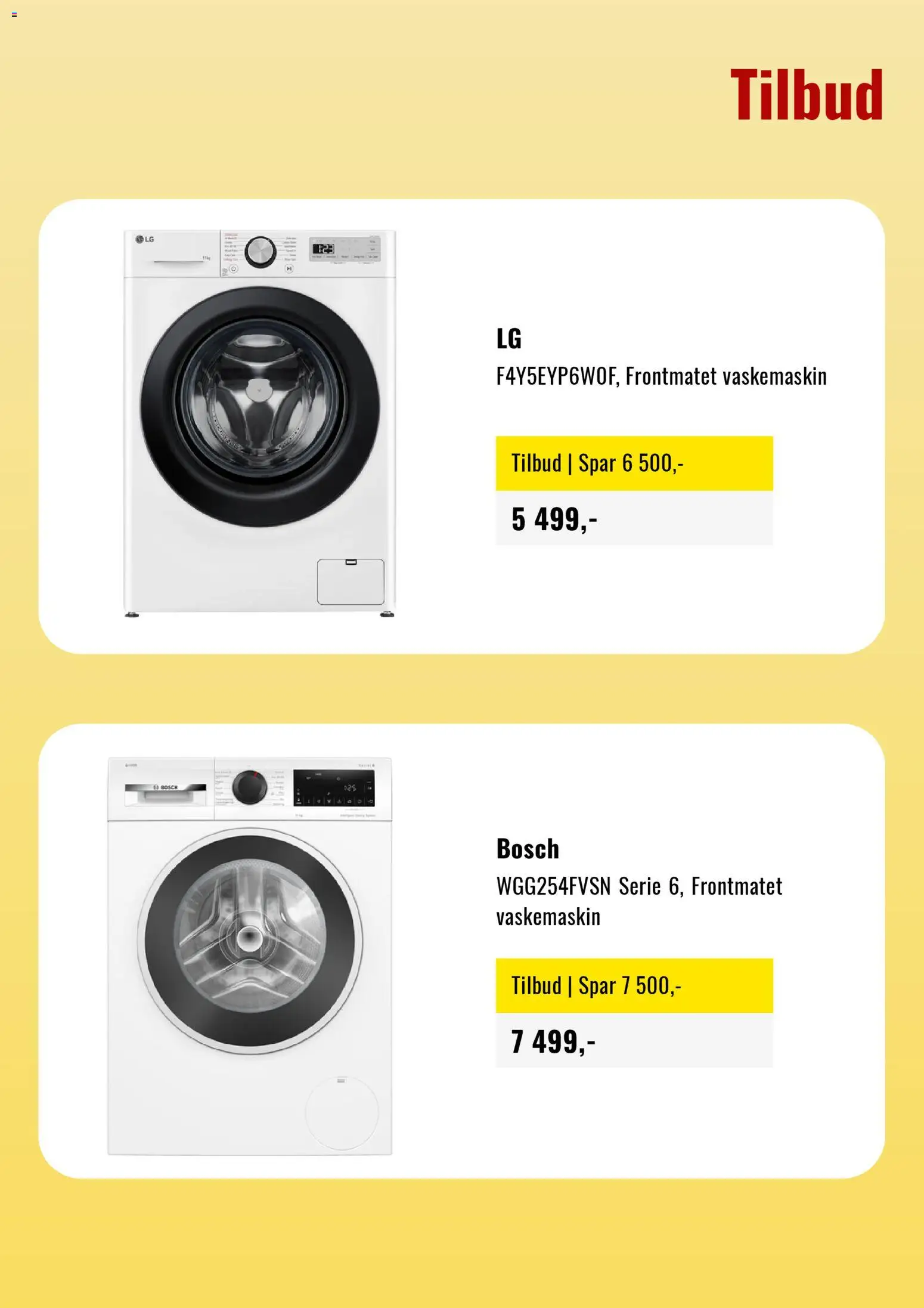 {H1} | Side: 4 | Produkter: Vaskemaskin