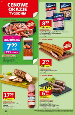 Auchan Gazetka - Rozkręcamy Lato Hipermarket od 26.06.2025 | Strona: 18 | Produkty: Karta, Szynka prosciutto, Szynka, Prosciutto