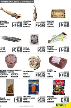 Metro - Profesionalna rješenja za ugostiteljstvo - Pregled kataloga iz trgovine Metro, vrijedi od 01.12.2025 | Stranica: 3 | Proizvodi: Meso, Bakalar, Kozice, Dagnje