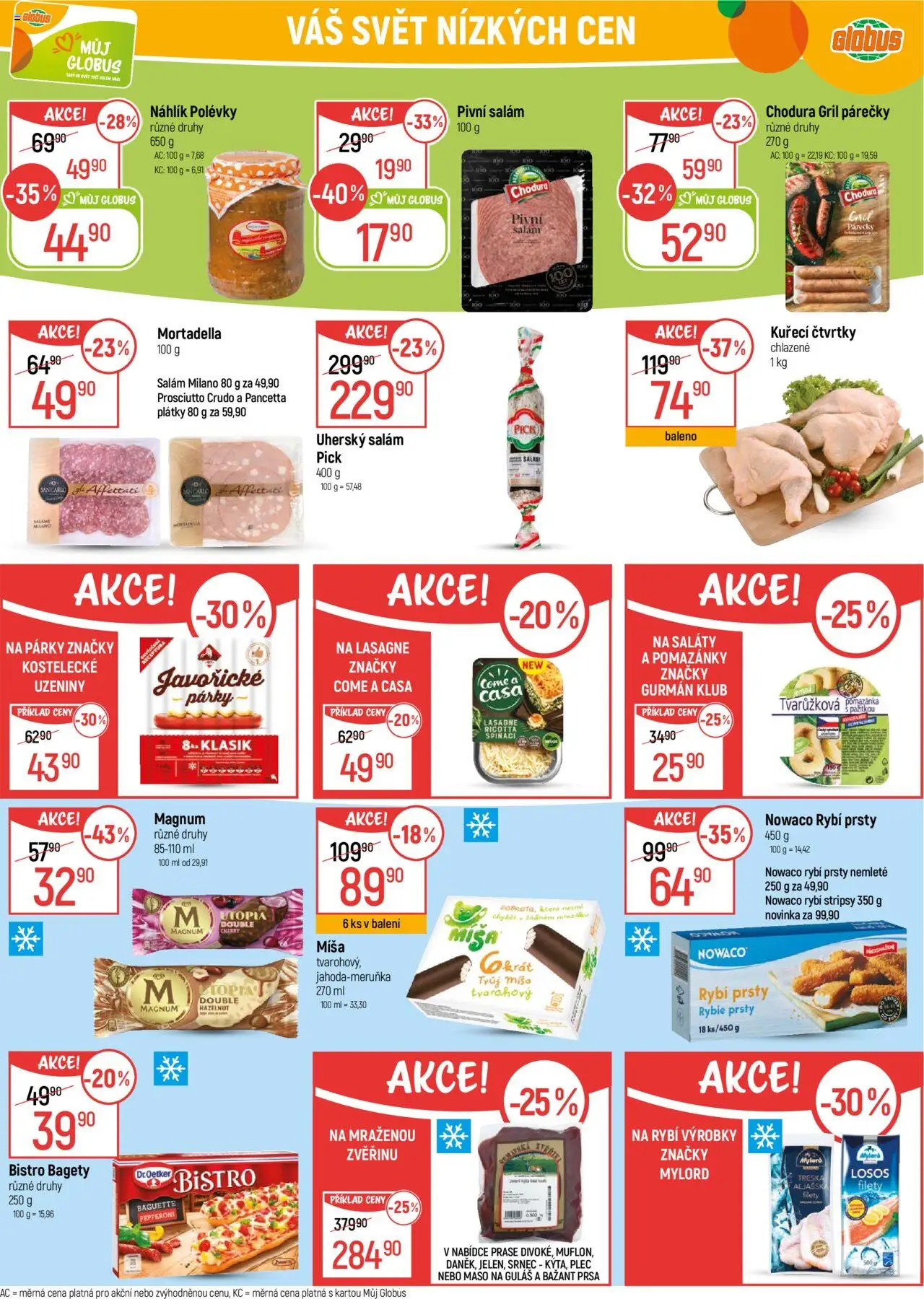 Globus leták - Trmice od 17.09.2025 | Strana: 22 | Produkty: Kuřecí čtvrtky, Uherský salám, Pomazánka, Maso