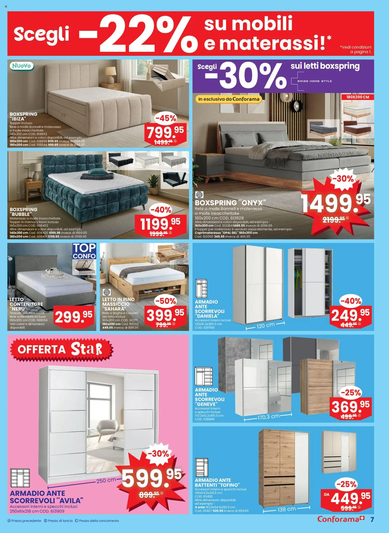 Conforama Aktionen Singles IT – gültig ab 05.11.2025 | Seite: 7 | Produkte: Topper