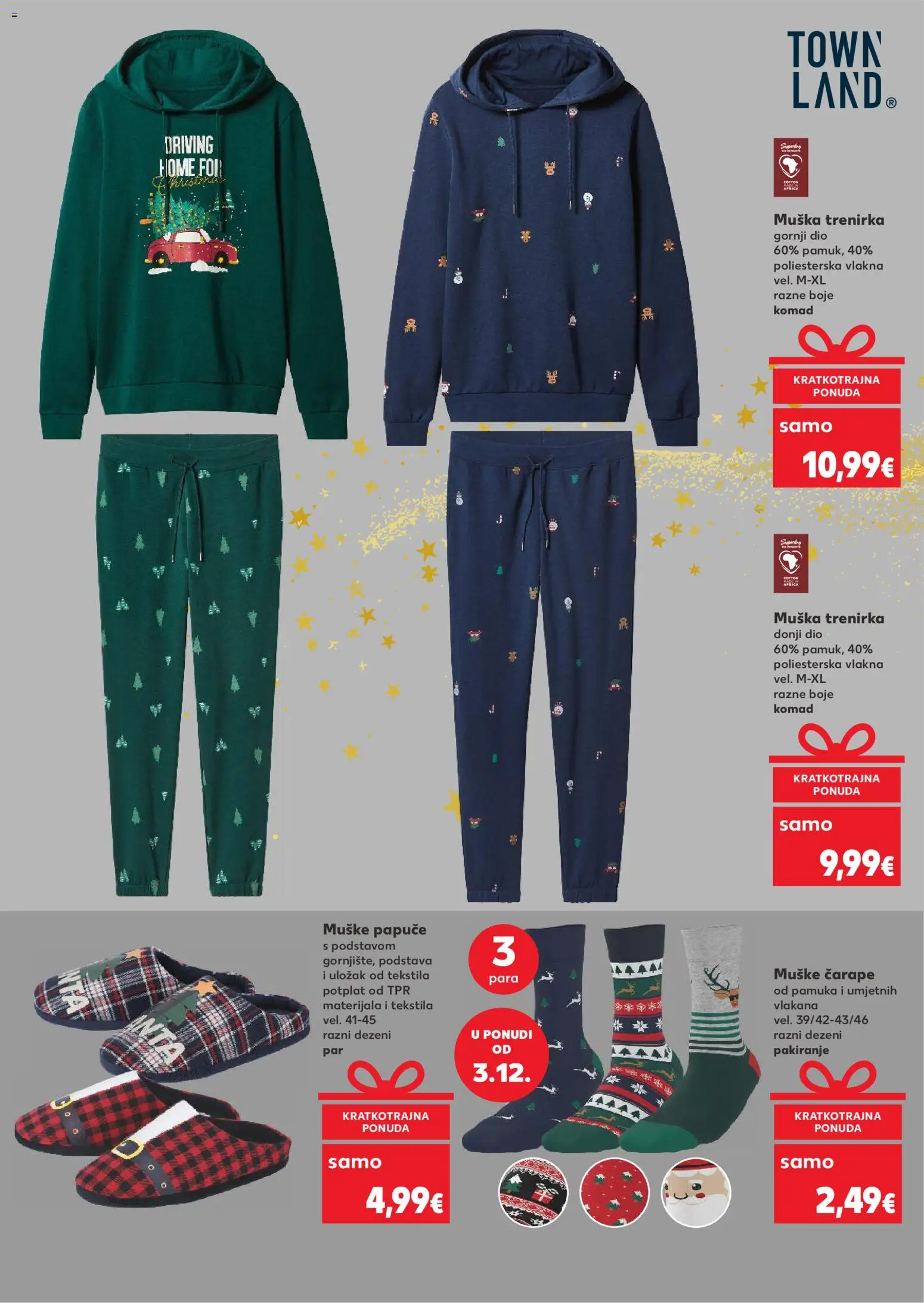 Kaufland katalog | vrijedi od 26.11.2025 | Stranica: 43 | Proizvodi: Čarape, Papuče, Trenirka