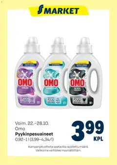 S-market-mainoslehti voimassa 22.10.2025 alkaen