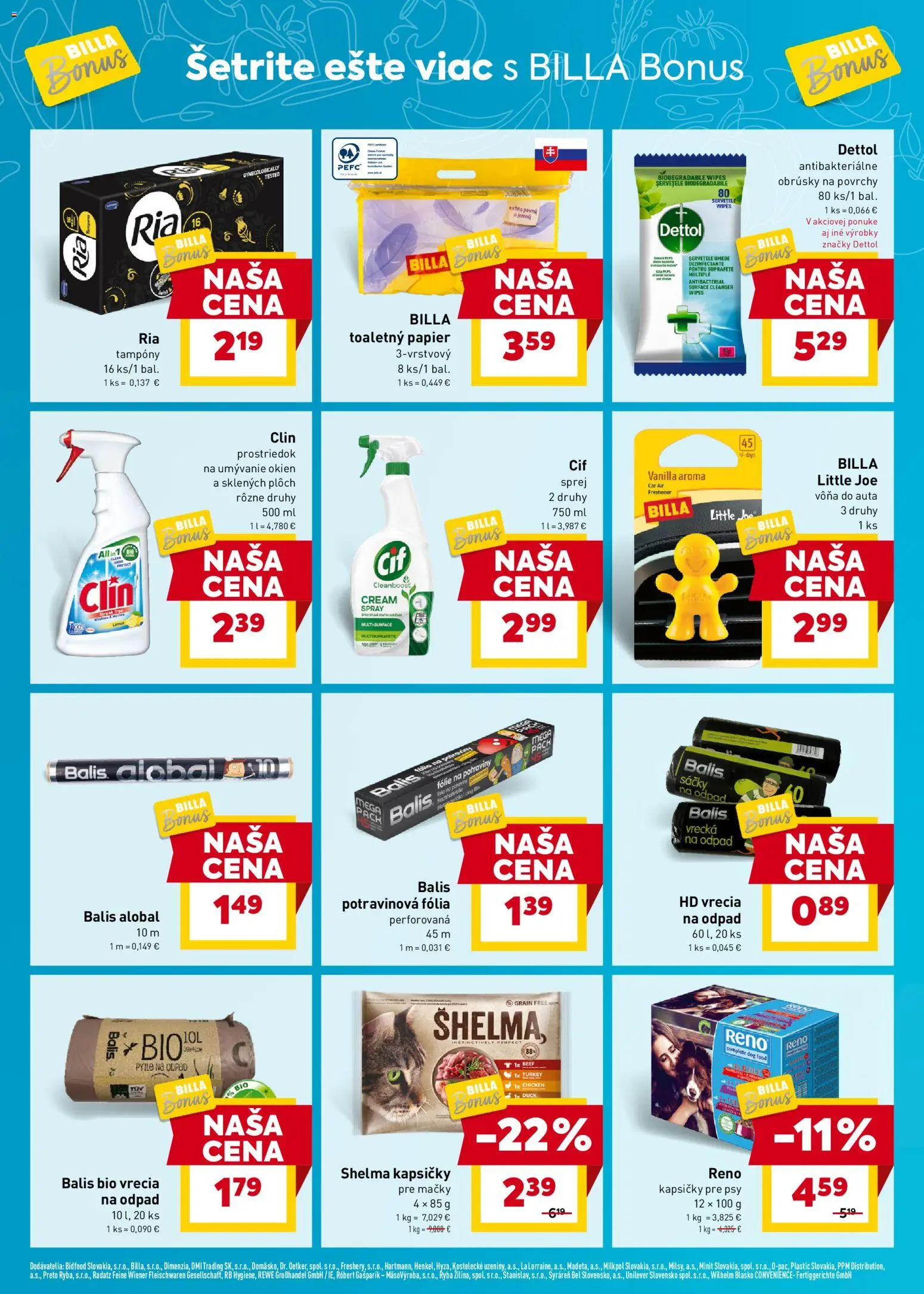 Nové Billa akcie – leták je platný od 27.12.2025 | Strana: 8 | Produkty: Toaletný papier, Ryba, Dettol