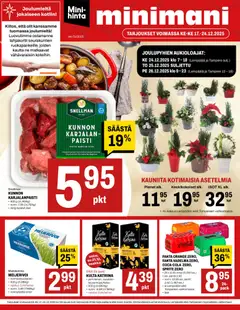 Minimani-mainoslehti voimassa 17.12.2025 alkaen