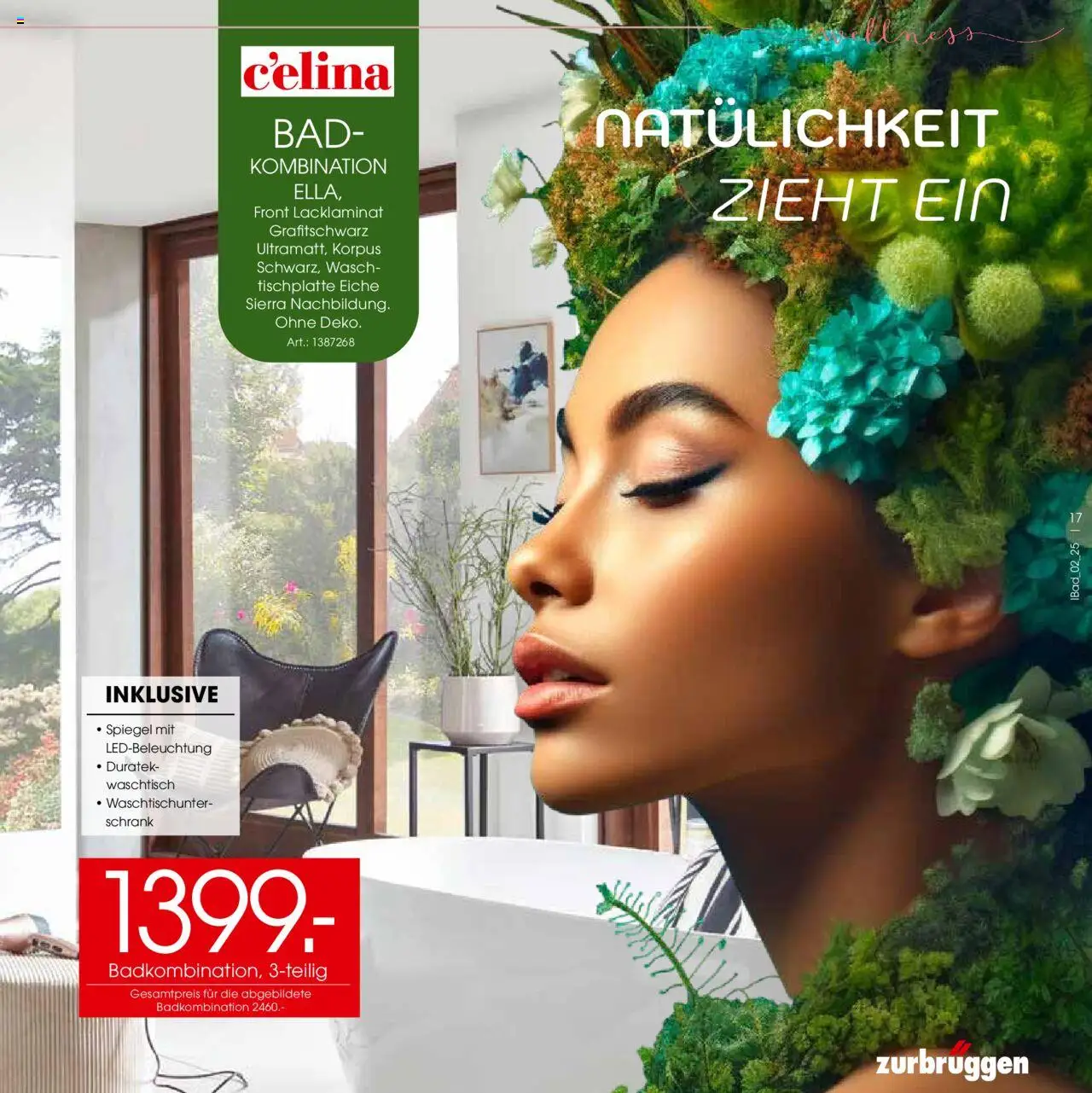 Zurbrüggen - Bad Spezial - gültig ab dem 11.06.2025 | Seite: 17 | Produkte: Schrank, Bad, Spiegel, Waschtisch