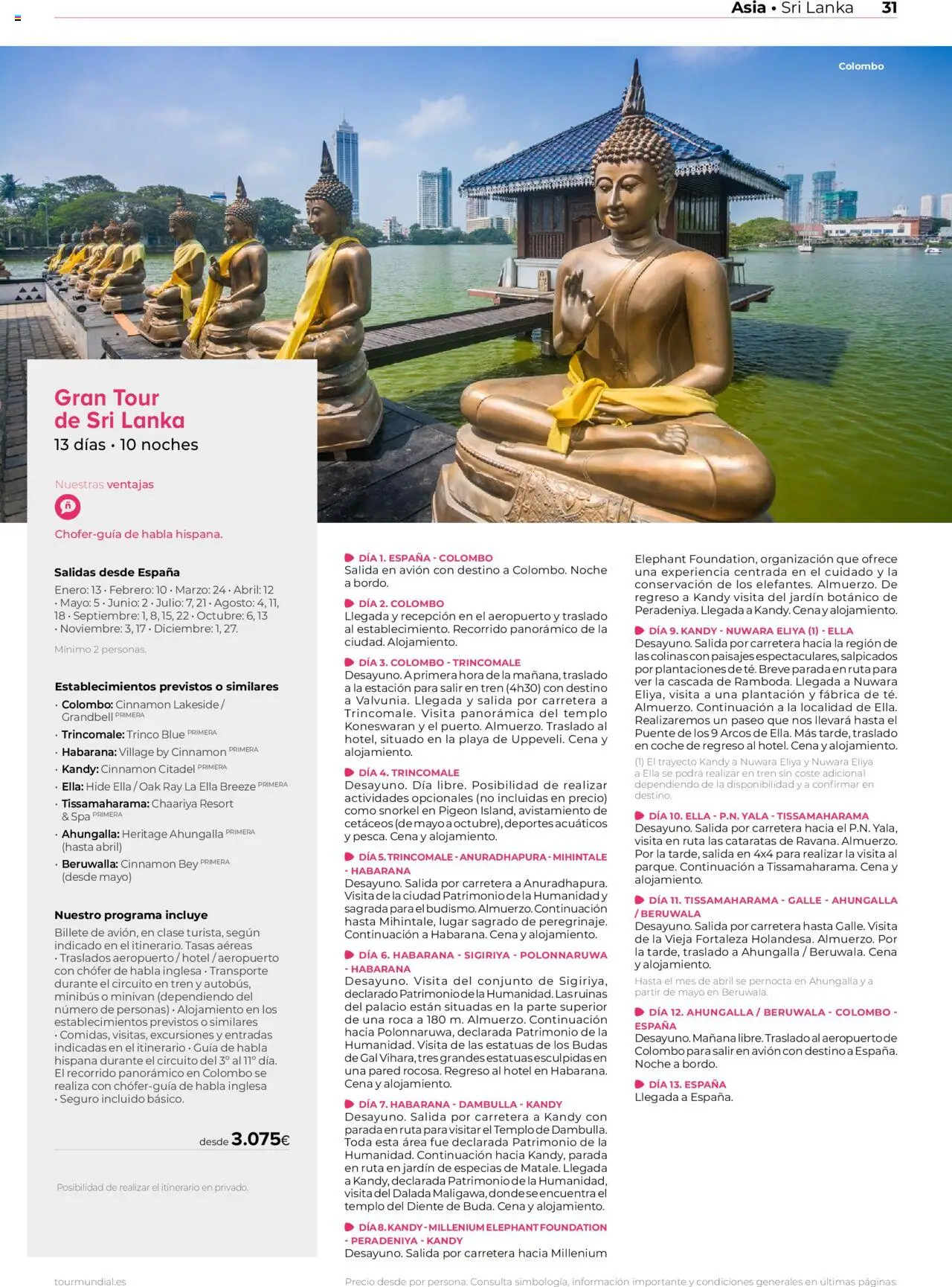 Viajes El Corte Inglés Asia y Oceanía │ válido desde el 01.01.2025 | Página: 31