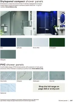 Preview of B&Q - Bathrooms valid from 16.12.2025 | Page: 257 | Products: Shower