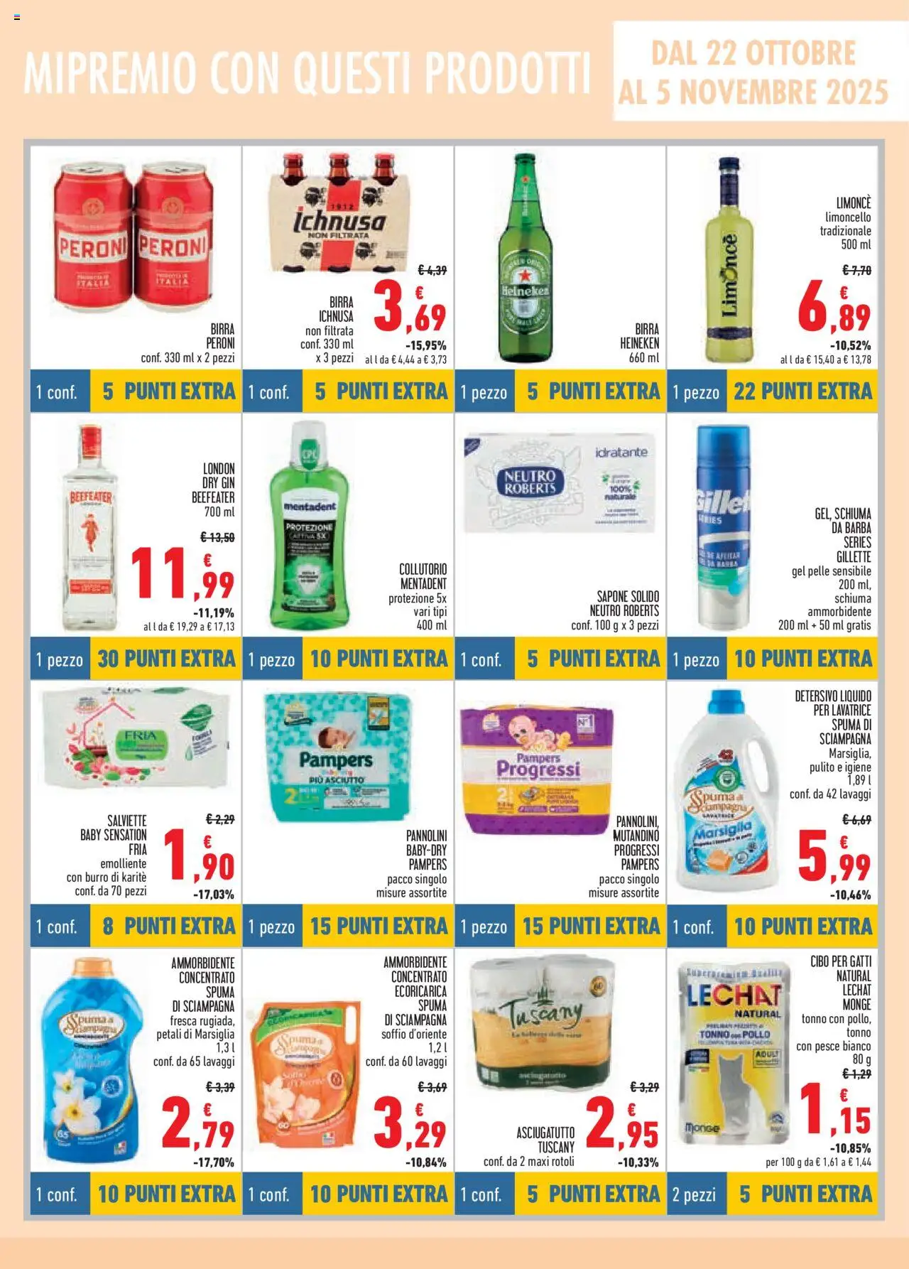Volantino Conad del 09.10.2025 | Pagina: 11 | Prodotti: Collutorio, Gin, Tonno, Heineken