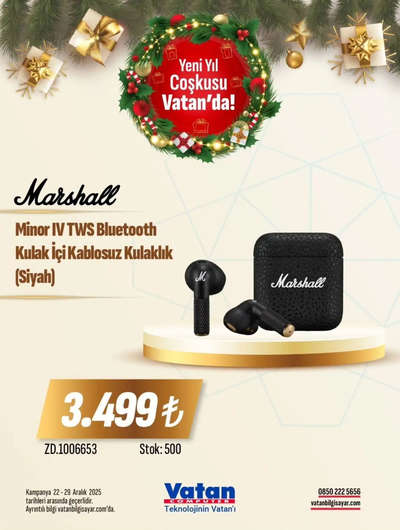 Vatan Bilgisayar İndirim - 22.12.2025 tarihinden itibaren geçerlidir | Sayfa: 2 | Ürünler: Kablosuz kulaklık, Kulaklık