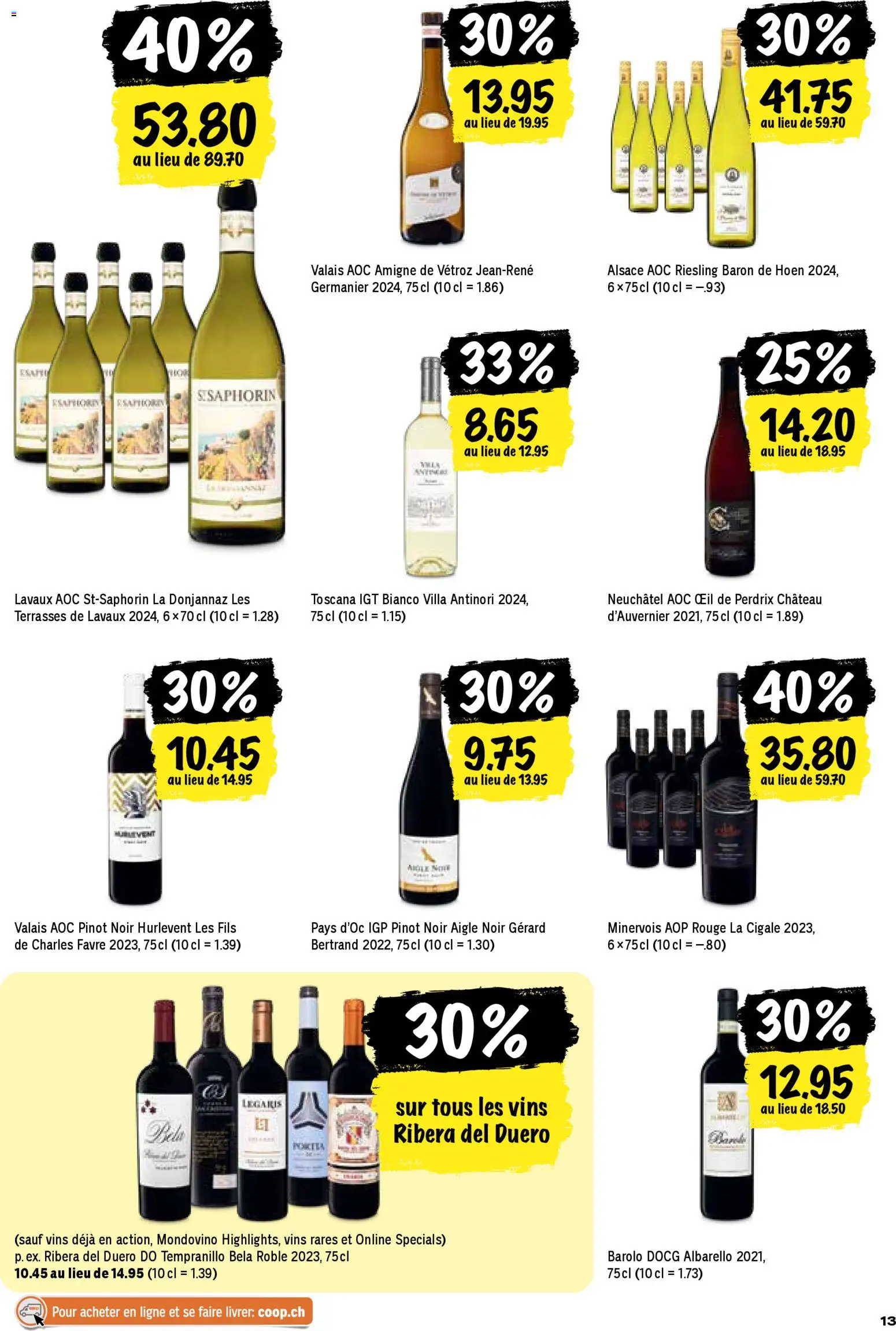 Coop aktionen FR – gültig ab 05.03.2026 | Seite: 13 | Produkte: Rouge