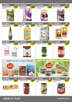 15.04.2026 tarihinden itibaren geçerli olan Gürmar kataloğu önizlemesi | Sayfa: 7 | Ürünler: Fasulye, Şeker, Sos, Hazır yemek