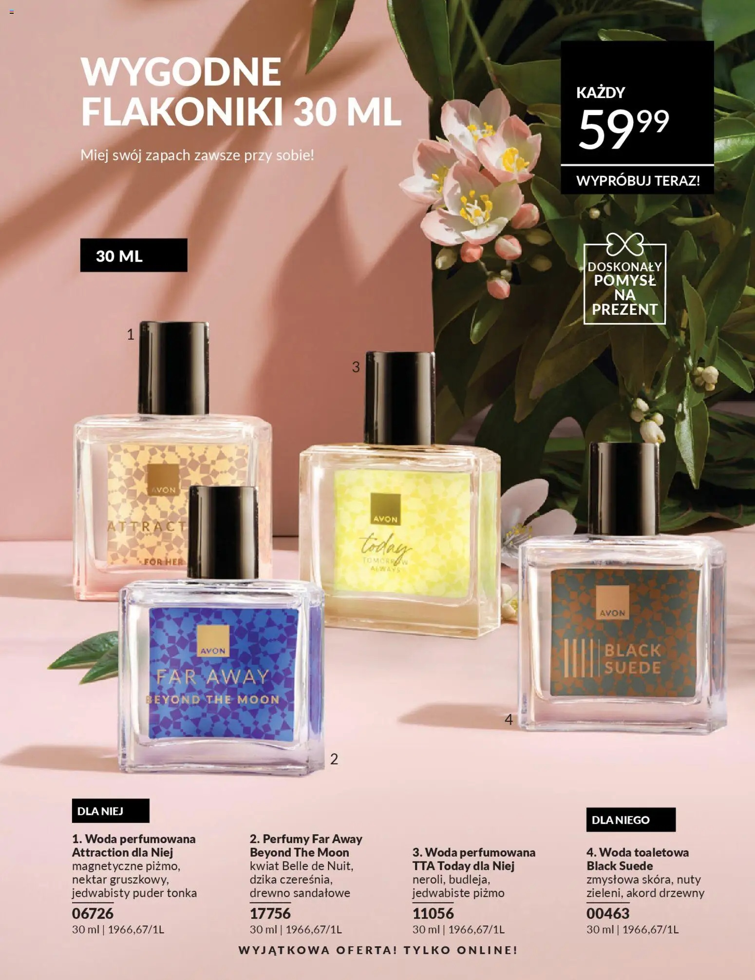 Avon Katalog 4 2026 od 01.04.2026 | Strona: 195 | Produkty: Perfumy, Zapach, Puder, Woda