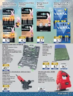 KTC - Katalog tehnike i posuđa - Pregled kataloga iz trgovine KTC, vrijedi od 03.12.2025 | Stranica: 29 | Proizvodi: Ubodna pila, Baterija, Kofer, Pila