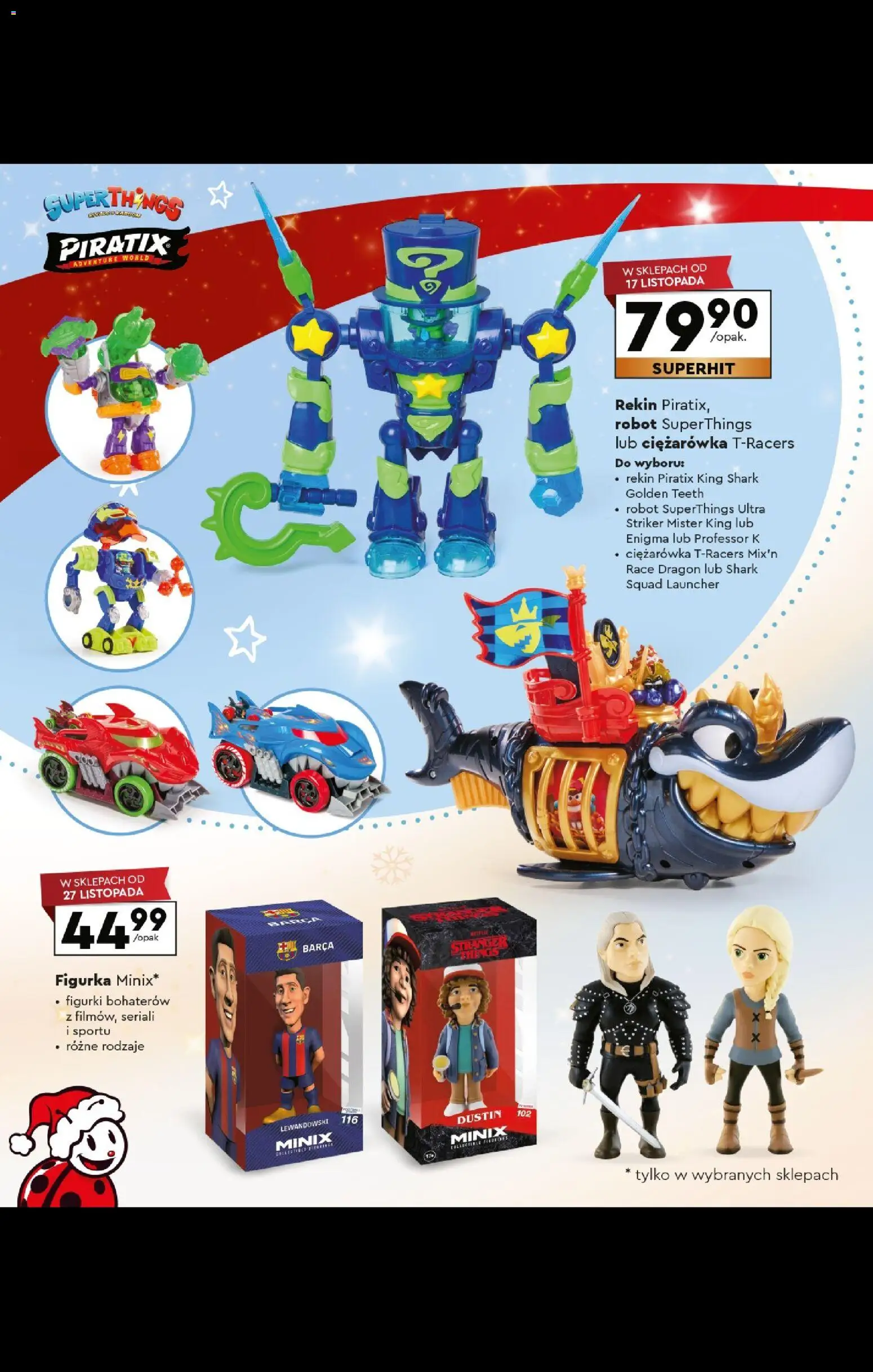 Biedronka gazetka - Kraina zabawek od 27.10.2025 | Strona: 54 | Produkty: Robot, Figurki