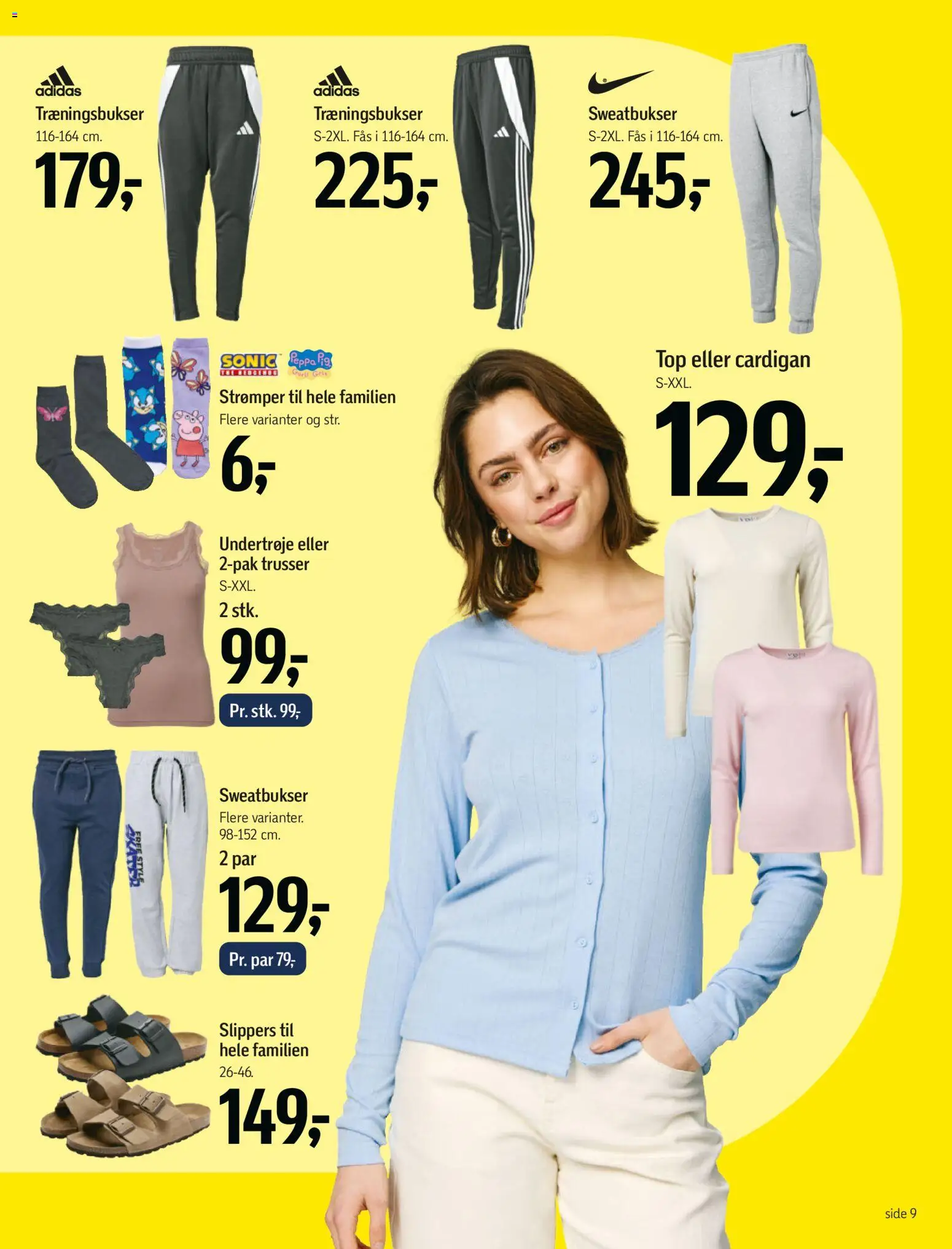 Føtex tilbudsavis – gyldig fra 20.03.2026 | Side: 15 | Produkter: Trusser, Cardigan, Strømper, Sweatbukser