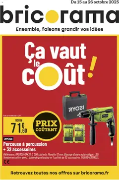 Bricorama - Prévisualisation de Bricorama catalogue valide à partir de 15.10.2025
