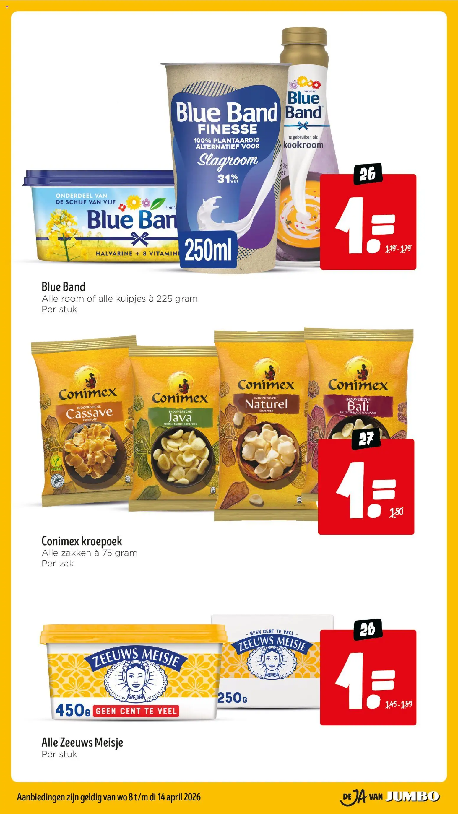 {H1} | Pagina: 9 | Producten: Room, Slagroom, Schijf, Zak