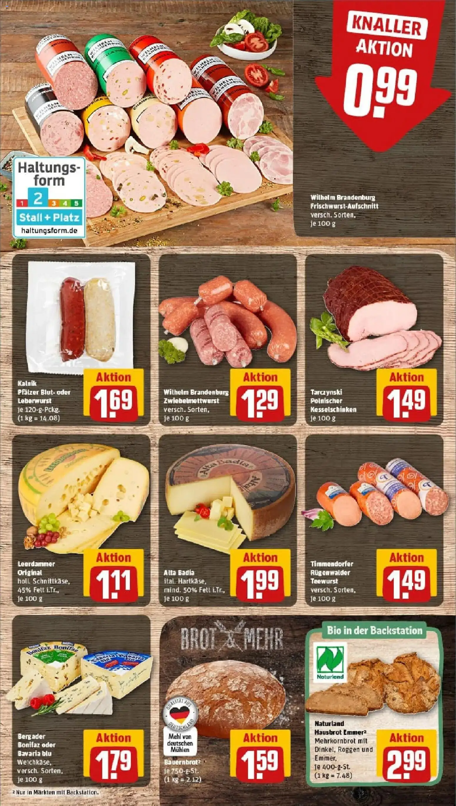 Rewe prospekt Wiesbaden / Klarenthal	 – gültig ab 11.01.2026 | Seite: 9 | Produkte: Mehl, Leerdammer, Brot