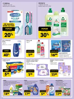 Novi Tuš katalog ponudbe – veljaven od 10.09.2025 | Stran: 14 | Izdelki: Gel za prhanje, Prašek, Mehčalec, Detergent