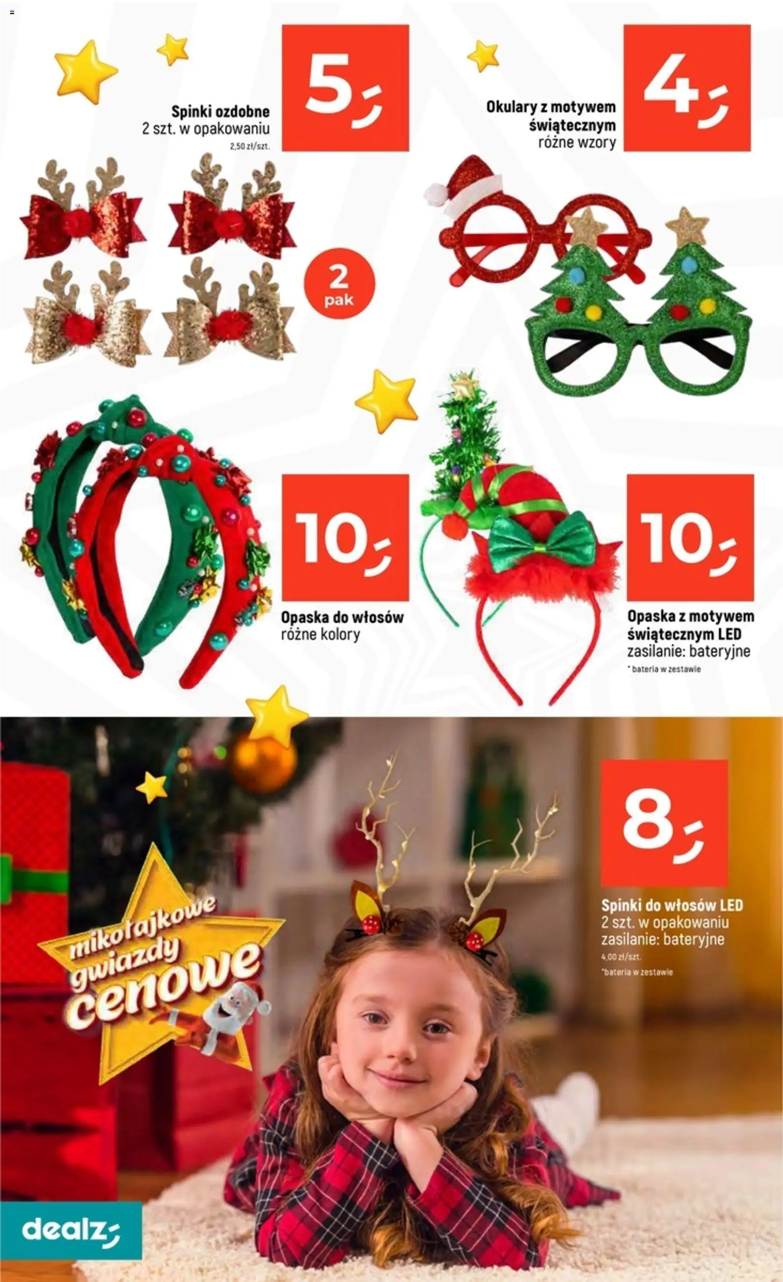 Dealz Black Friday od 27.11.2025 | Strona: 38 | Produkty: Opaska do włosów, Okulary, Bateria