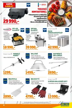 Metro Grillszezon katalógus 2026/04 - amely érvényes a következő dátumtól: 07.04.2026 | Oldal: 15 | Termékek: Kesztyű, Tárolódoboz, Olajsütő, Olaj