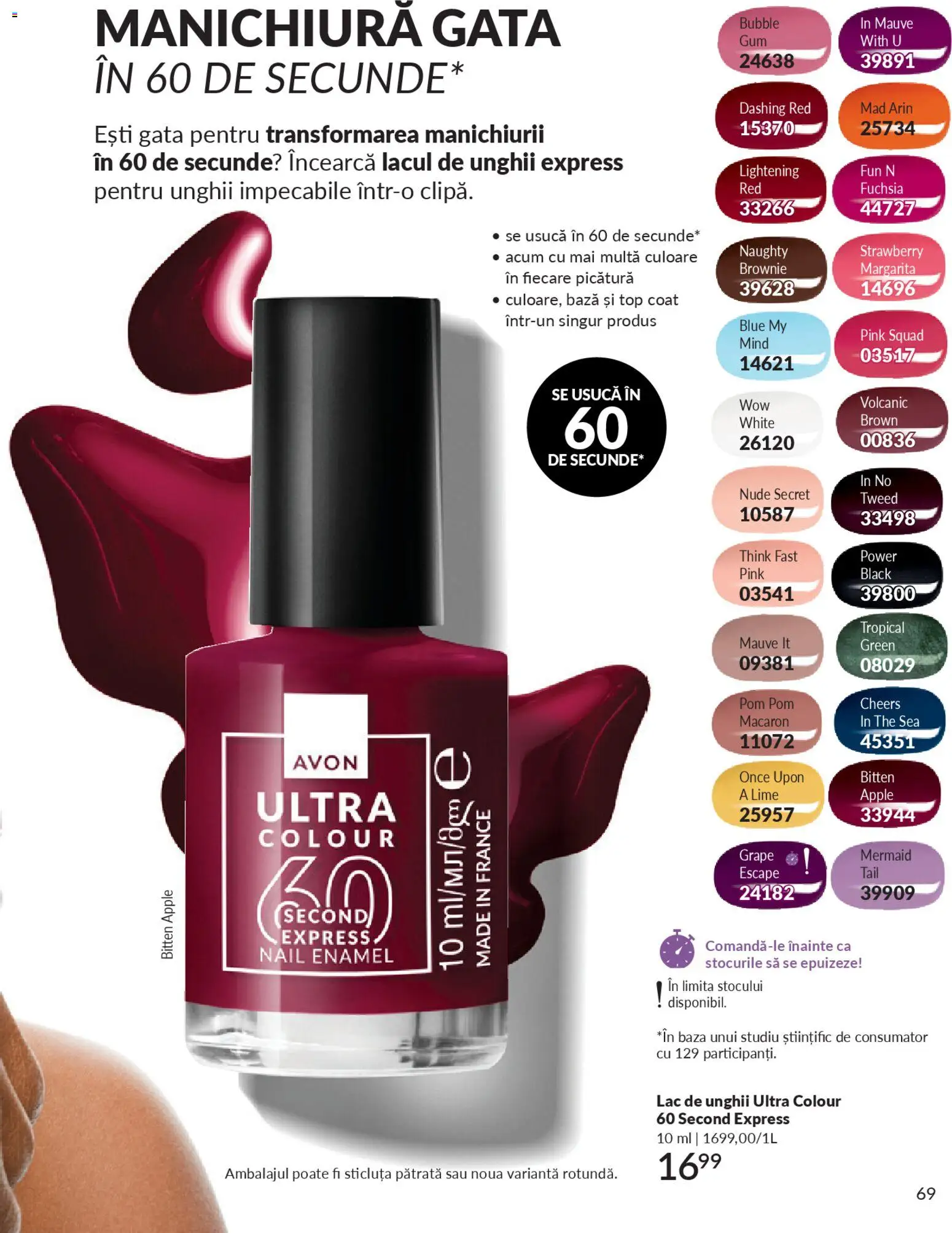 Noul catalog Avon – valabil de la 01.02.2026 | Pagină: 71 | Produse: Lime, Top coat, Top, Apple