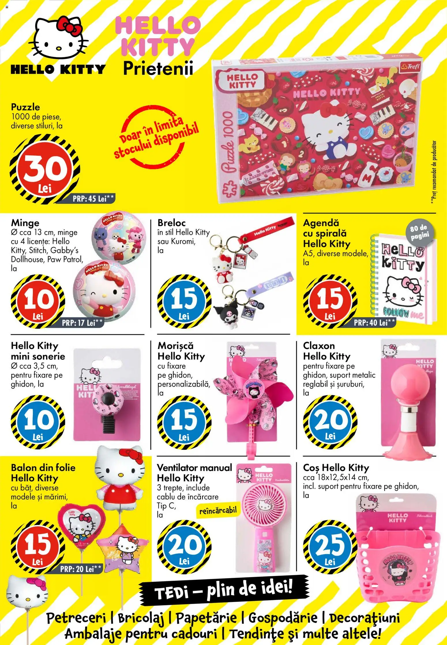 Noul catalog TEDi – valabil de la 13.03.2026 | Pagină: 20 | Produse: Sonerie, Cablu, Ventilator, Coș