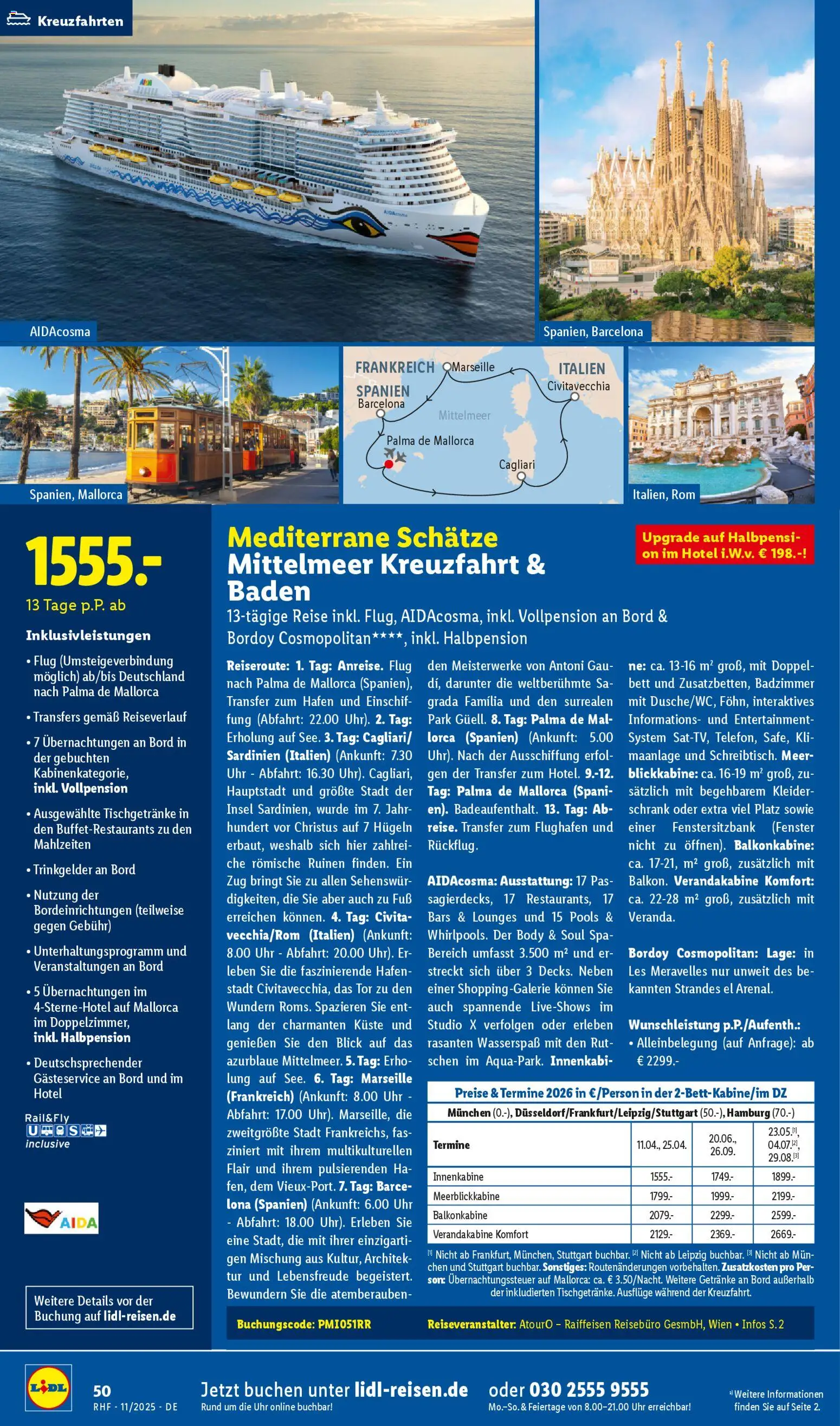 Lidl Reisen  - Black Friday – gültig ab 29.10.2025 | Seite: 50 | Produkte: Bett, Schrank, Tür, Uhr