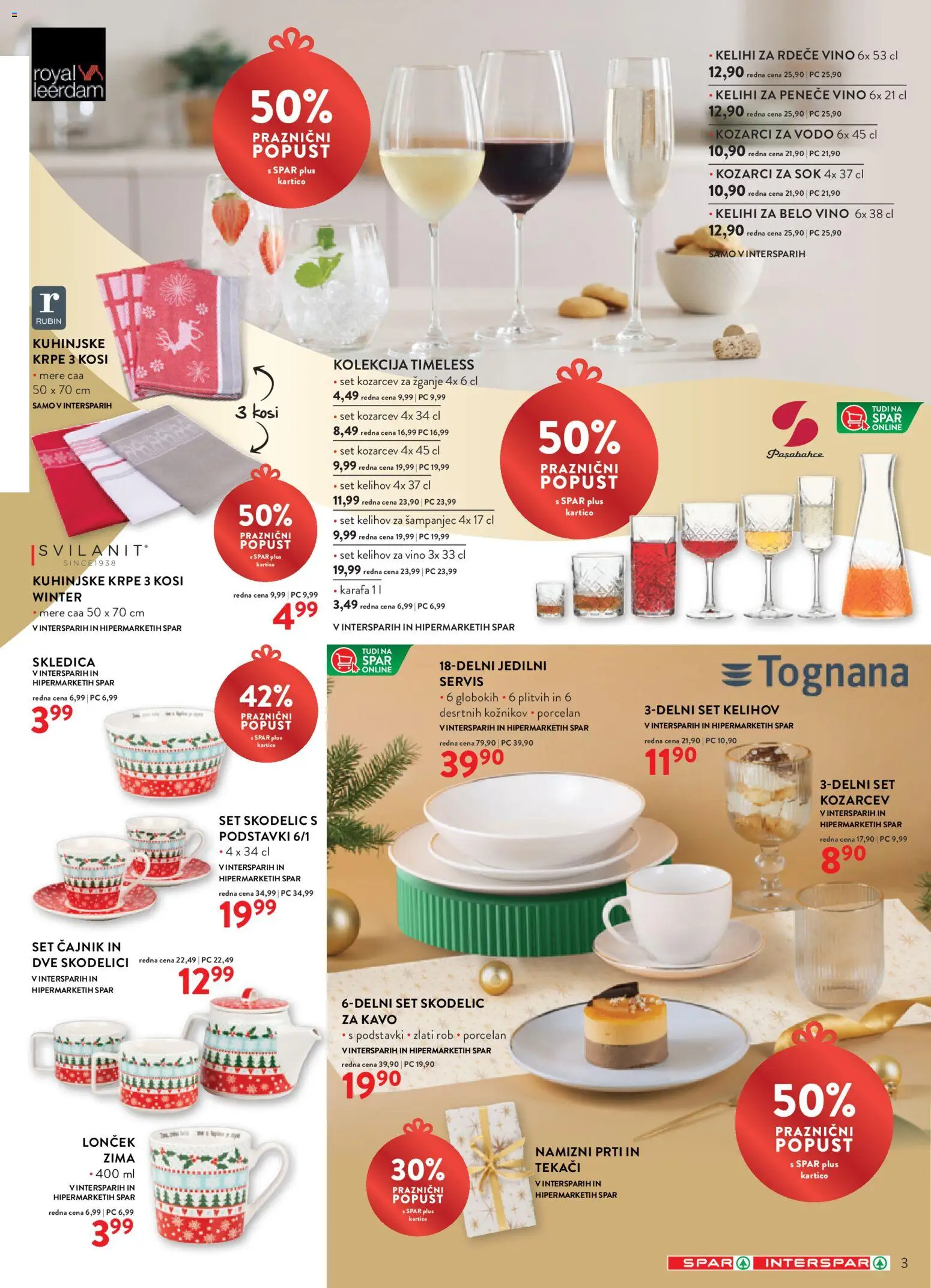 Novi Spar katalog ponudbe – veljaven od 26.11.2025 | Stran: 3