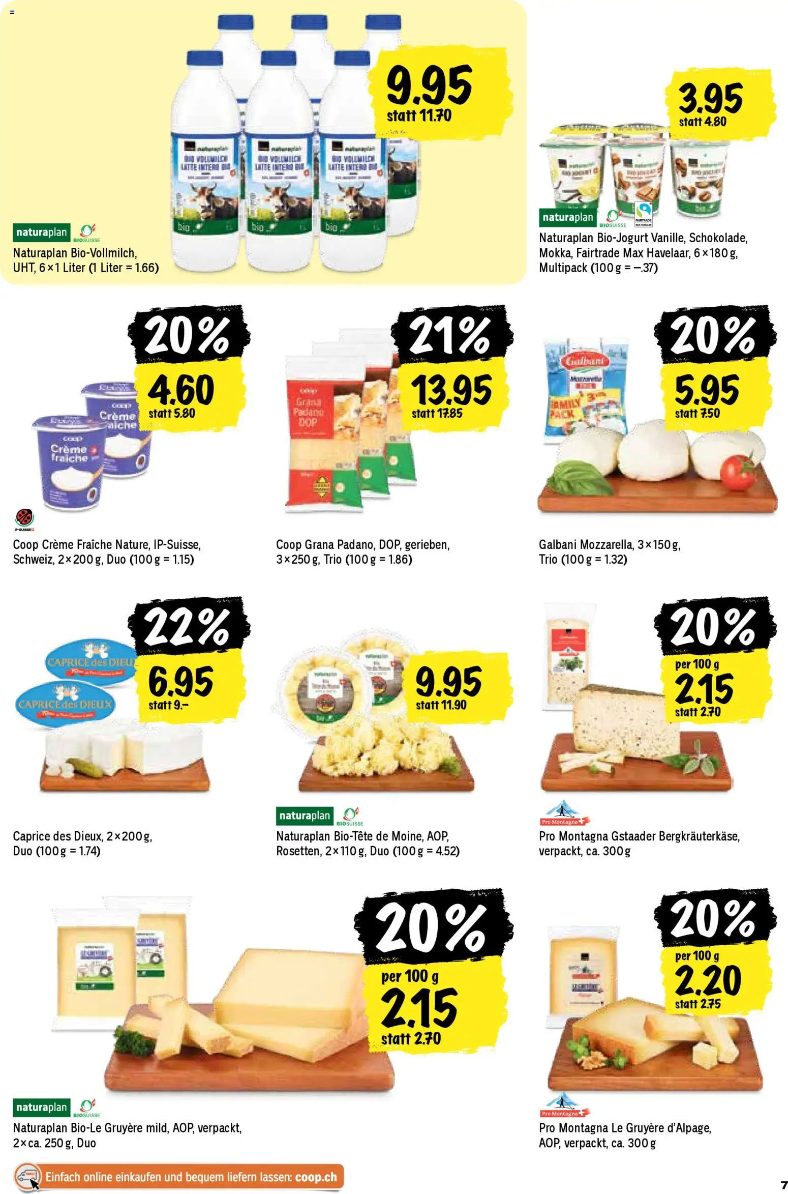 Coop aktionen – gültig ab 31.03.2026 | Seite: 7 | Produkte: Creme