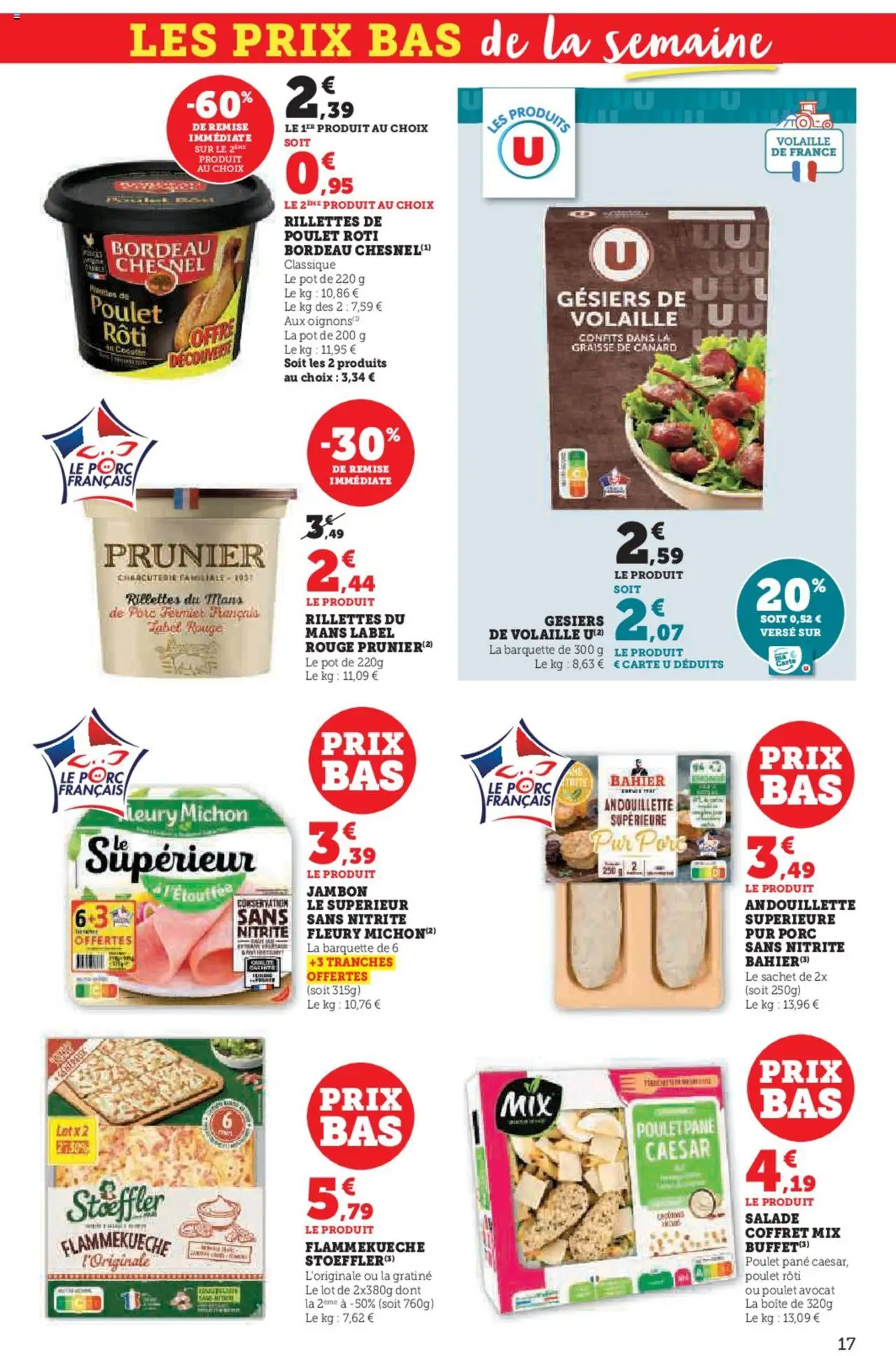  | Page: 17 | Produits: Avocat, Volaille, Jambon, Porc