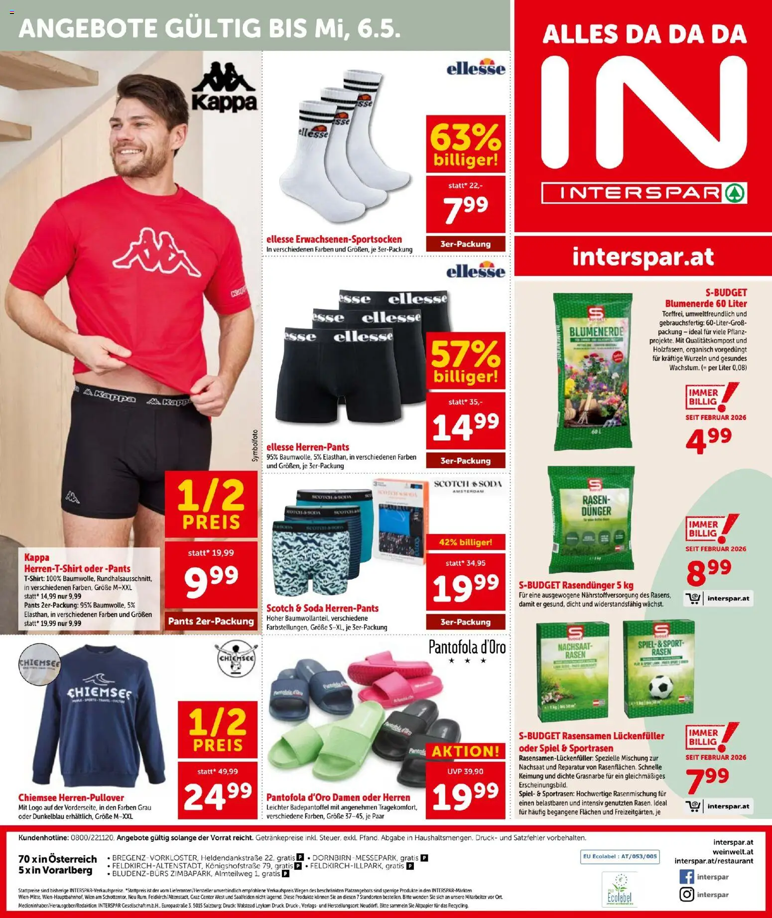Die besten Angebote | Interspar - Flugblatt ab 16.04.2026 | - Jetzt stöbern! | Österreich